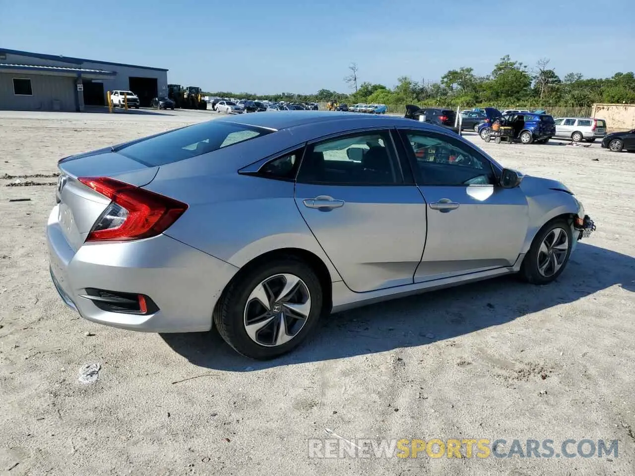 3 fotografías del automóvil dañado 2HGFC2F66MH515192 HONDA CIVIC 2021