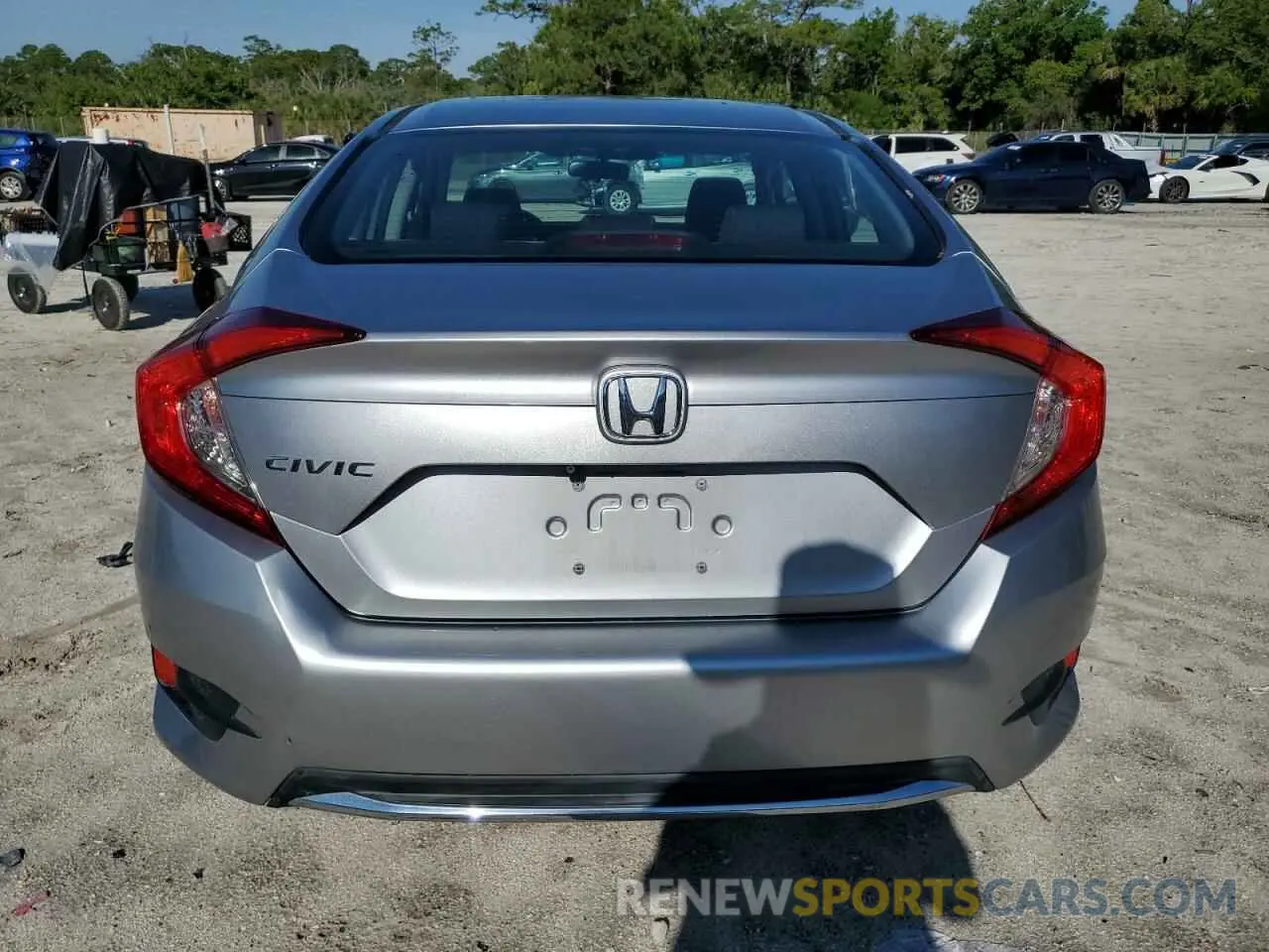 6 fotografías del automóvil dañado 2HGFC2F66MH515192 HONDA CIVIC 2021