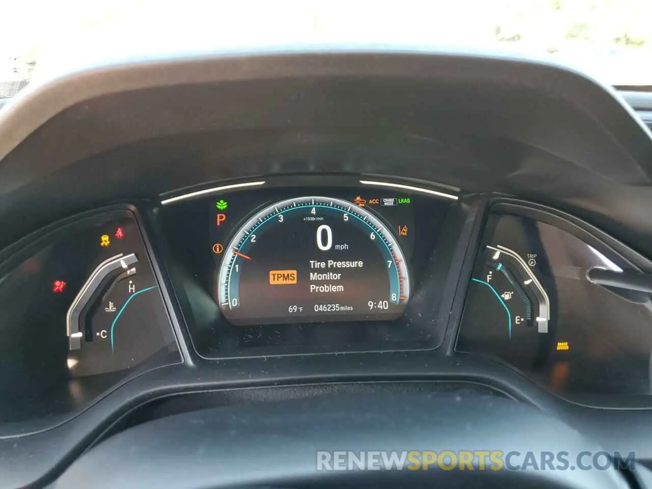 9 fotografías del automóvil dañado 2HGFC2F66MH515192 HONDA CIVIC 2021