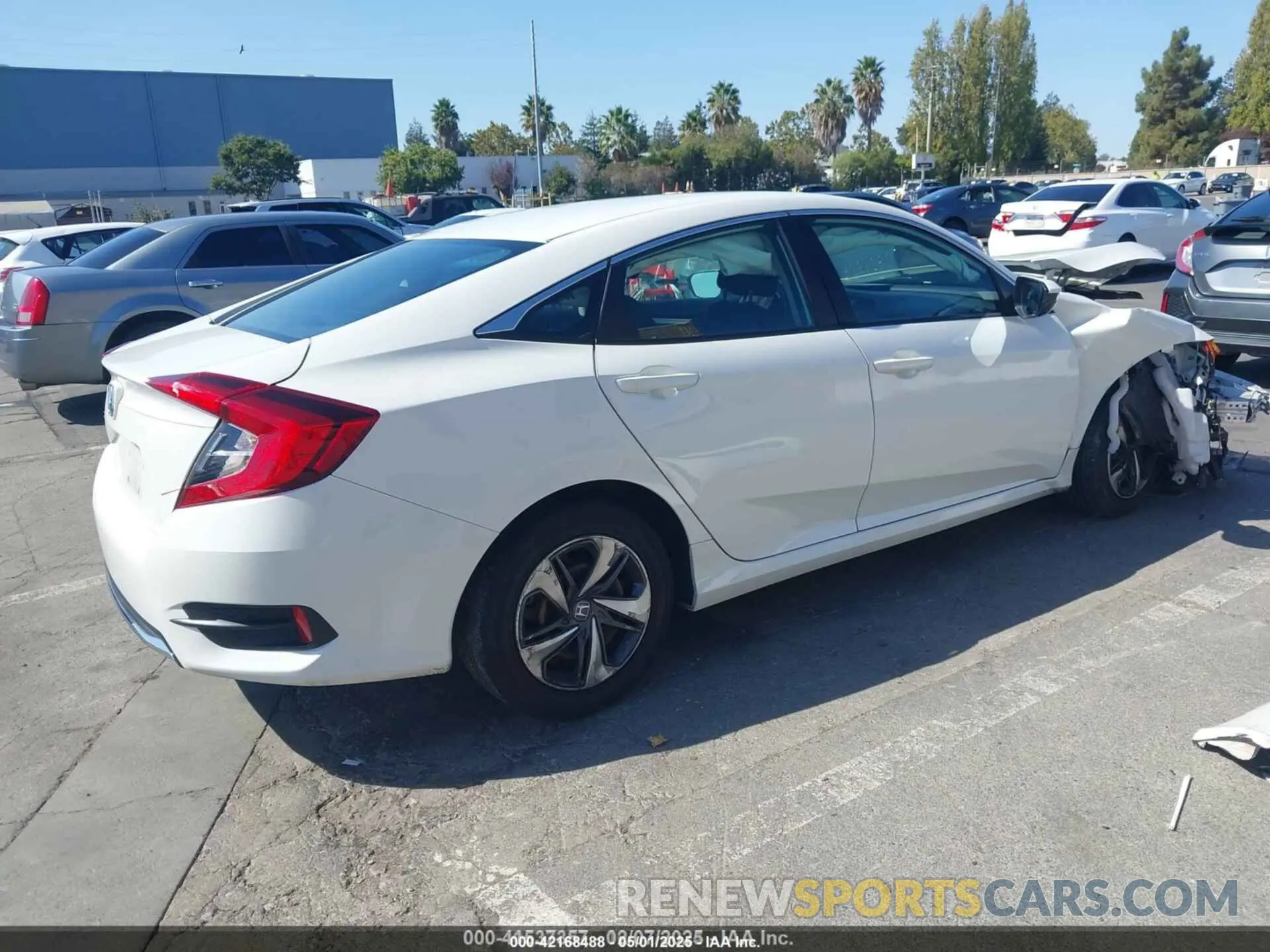 4 fotografías del automóvil dañado 2HGFC2F66MH543767 HONDA CIVIC 2021