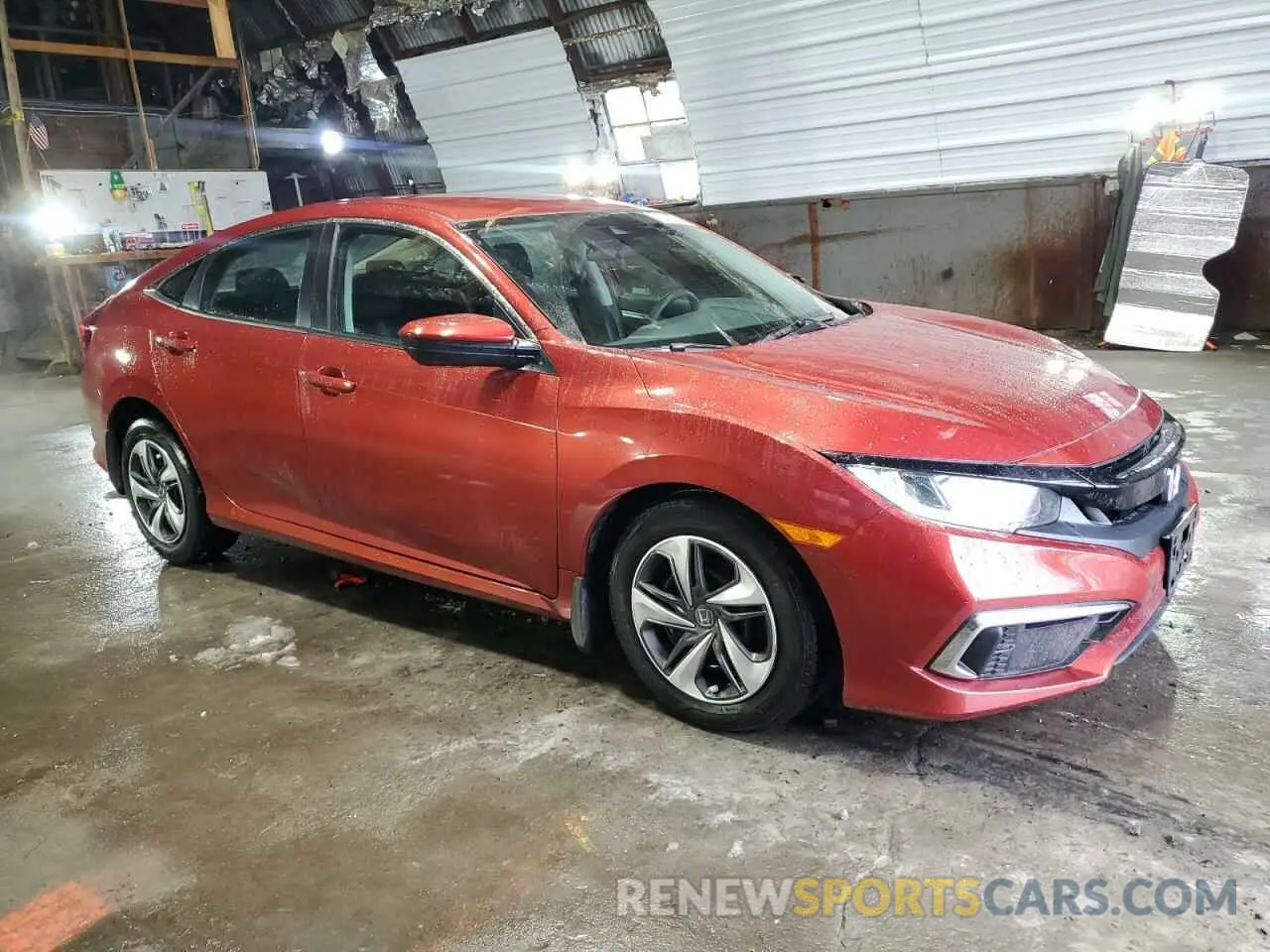 4 fotografías del automóvil dañado 2HGFC2F66MH547169 HONDA CIVIC 2021