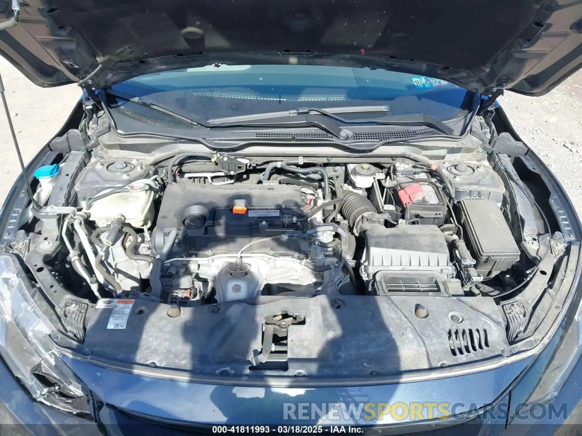 10 fotografías del automóvil dañado 2HGFC2F66MH547284 HONDA CIVIC 2021