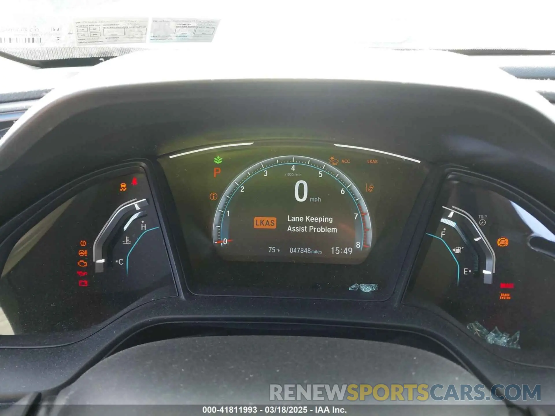 7 fotografías del automóvil dañado 2HGFC2F66MH547284 HONDA CIVIC 2021