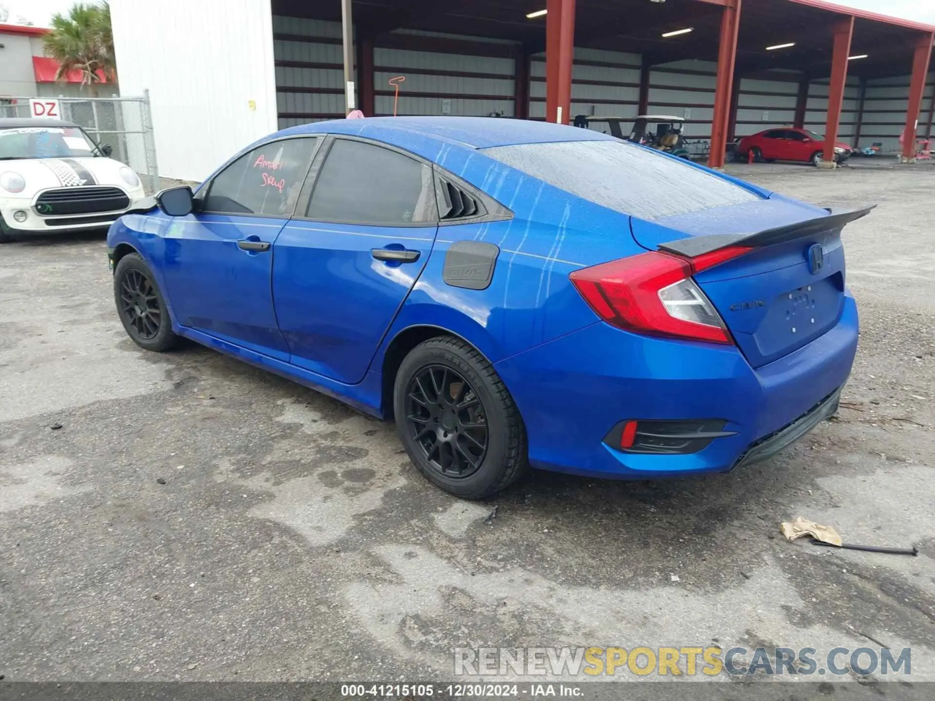 3 fotografías del automóvil dañado 2HGFC2F67MH534687 HONDA CIVIC 2021