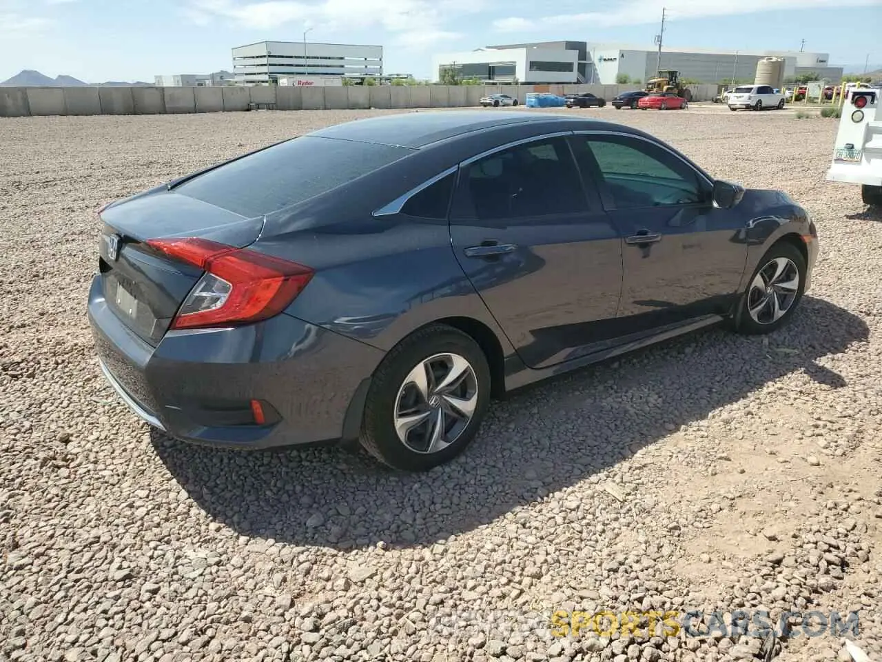3 fotografías del automóvil dañado 2HGFC2F67MH554695 HONDA CIVIC 2021