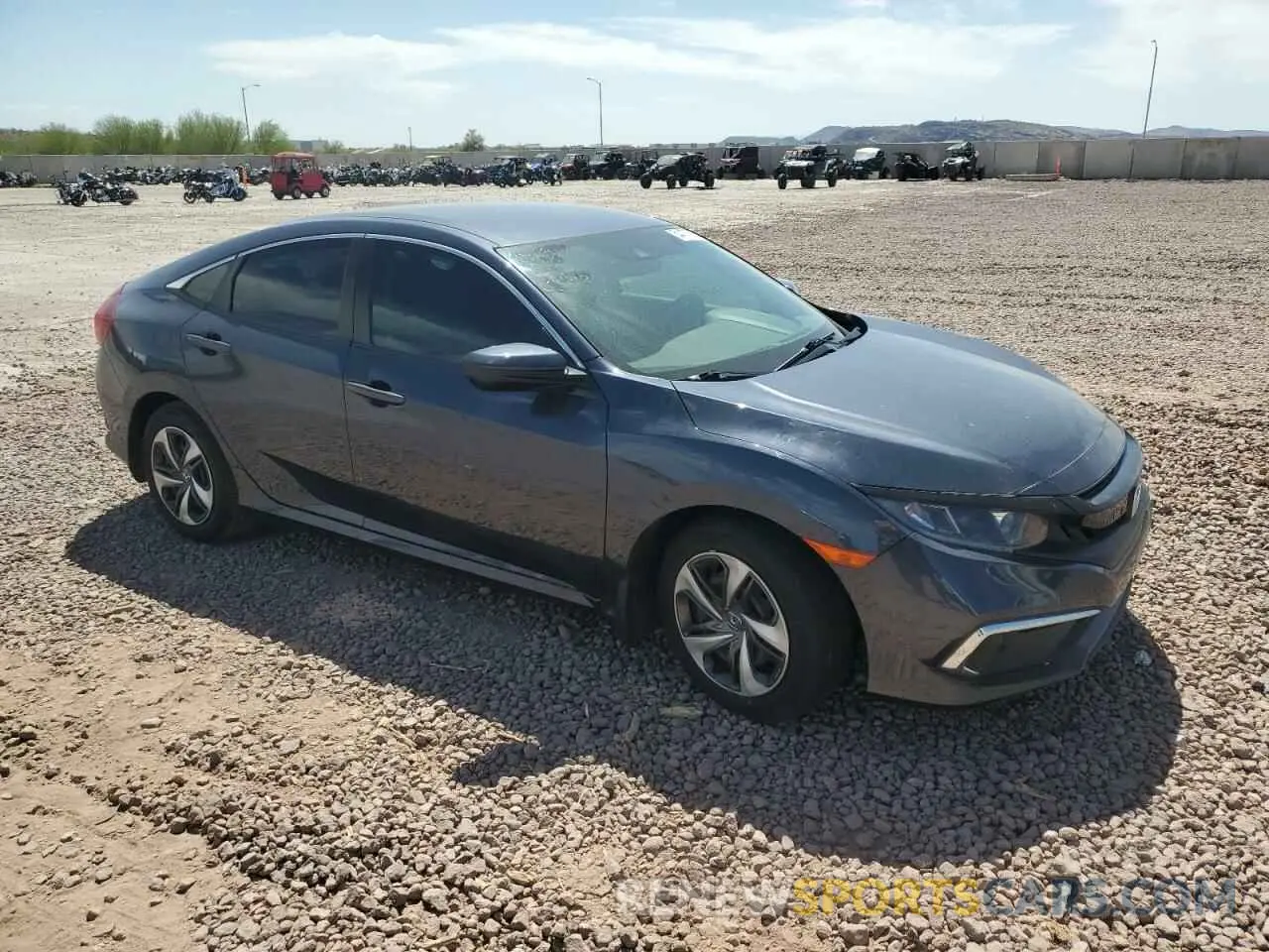 4 fotografías del automóvil dañado 2HGFC2F67MH554695 HONDA CIVIC 2021