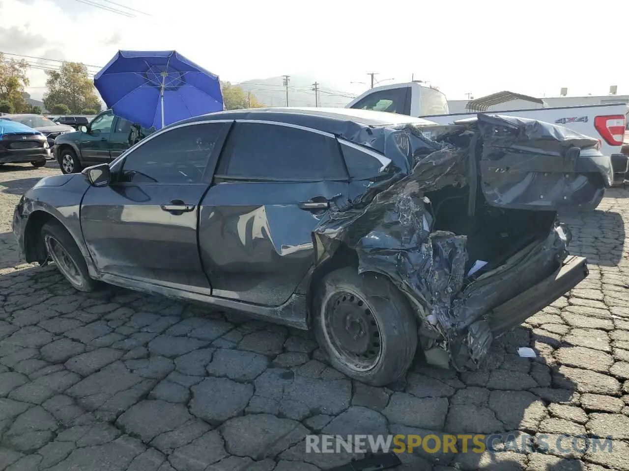 2 fotografías del automóvil dañado 2HGFC2F69MH508639 HONDA CIVIC 2021