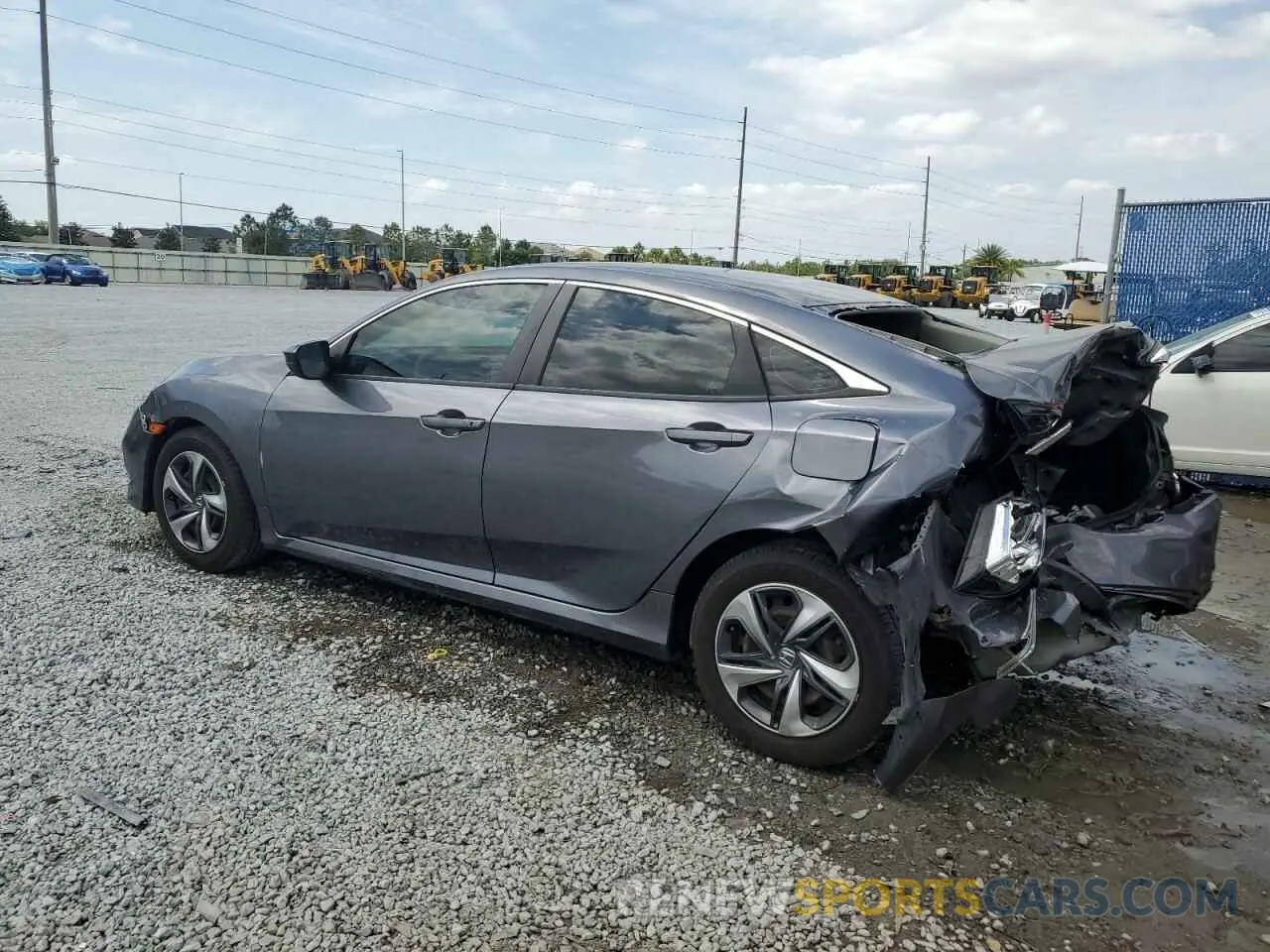 2 fotografías del automóvil dañado 2HGFC2F69MH516157 HONDA CIVIC 2021