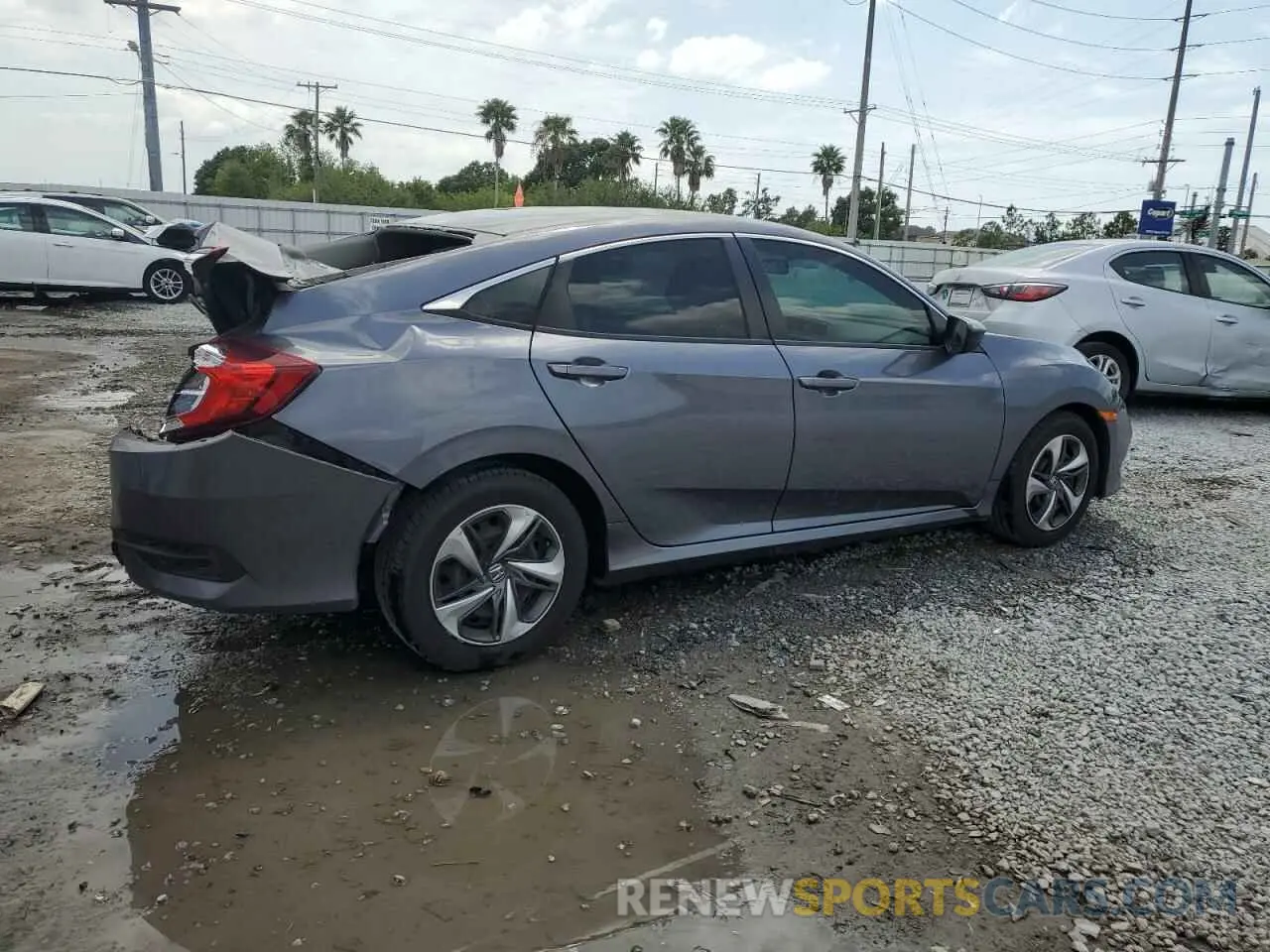 3 fotografías del automóvil dañado 2HGFC2F69MH516157 HONDA CIVIC 2021