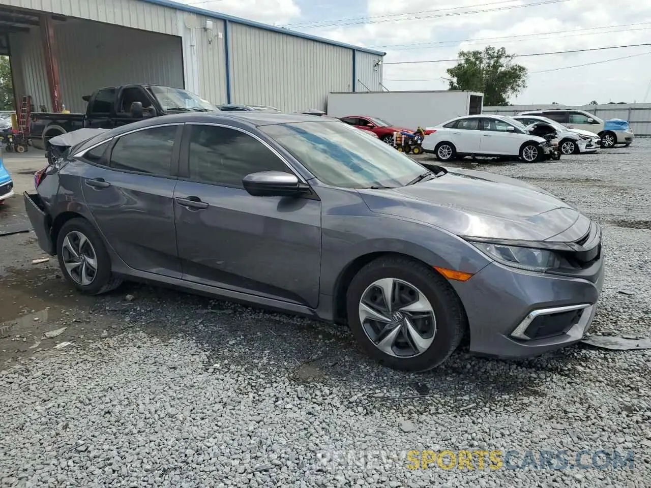 4 fotografías del automóvil dañado 2HGFC2F69MH516157 HONDA CIVIC 2021