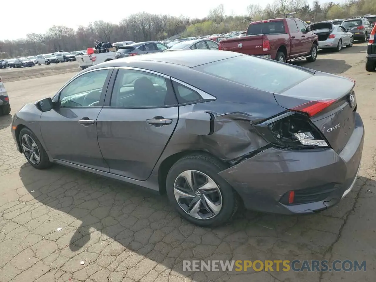 2 fotografías del automóvil dañado 2HGFC2F69MH535422 HONDA CIVIC 2021