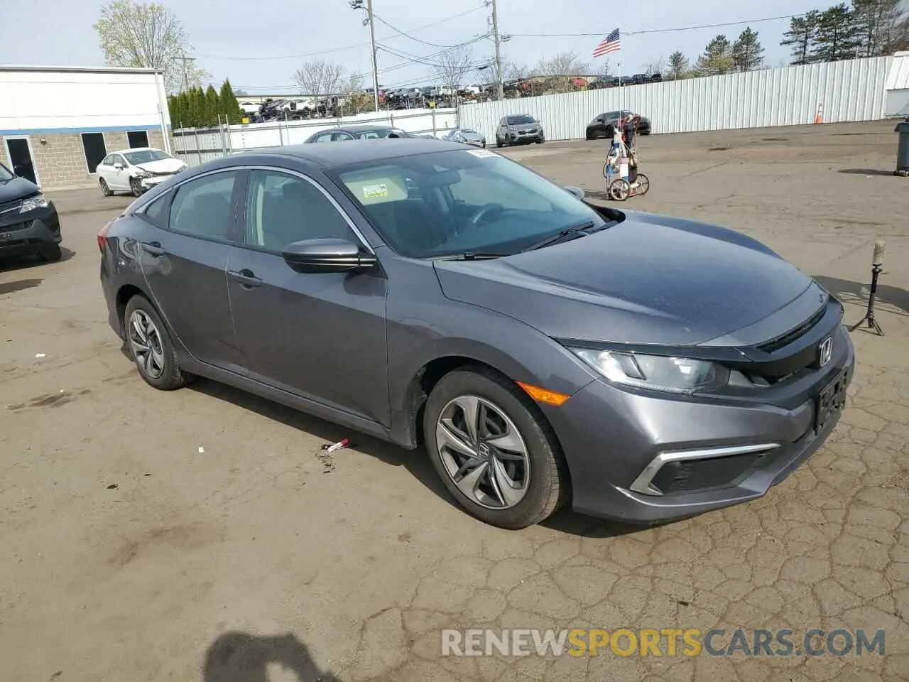 4 fotografías del automóvil dañado 2HGFC2F69MH535422 HONDA CIVIC 2021