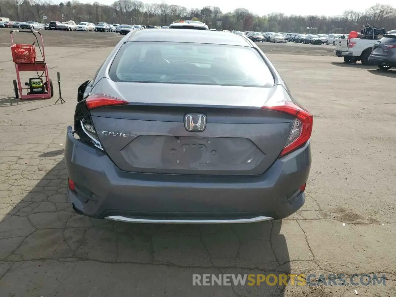 6 fotografías del automóvil dañado 2HGFC2F69MH535422 HONDA CIVIC 2021