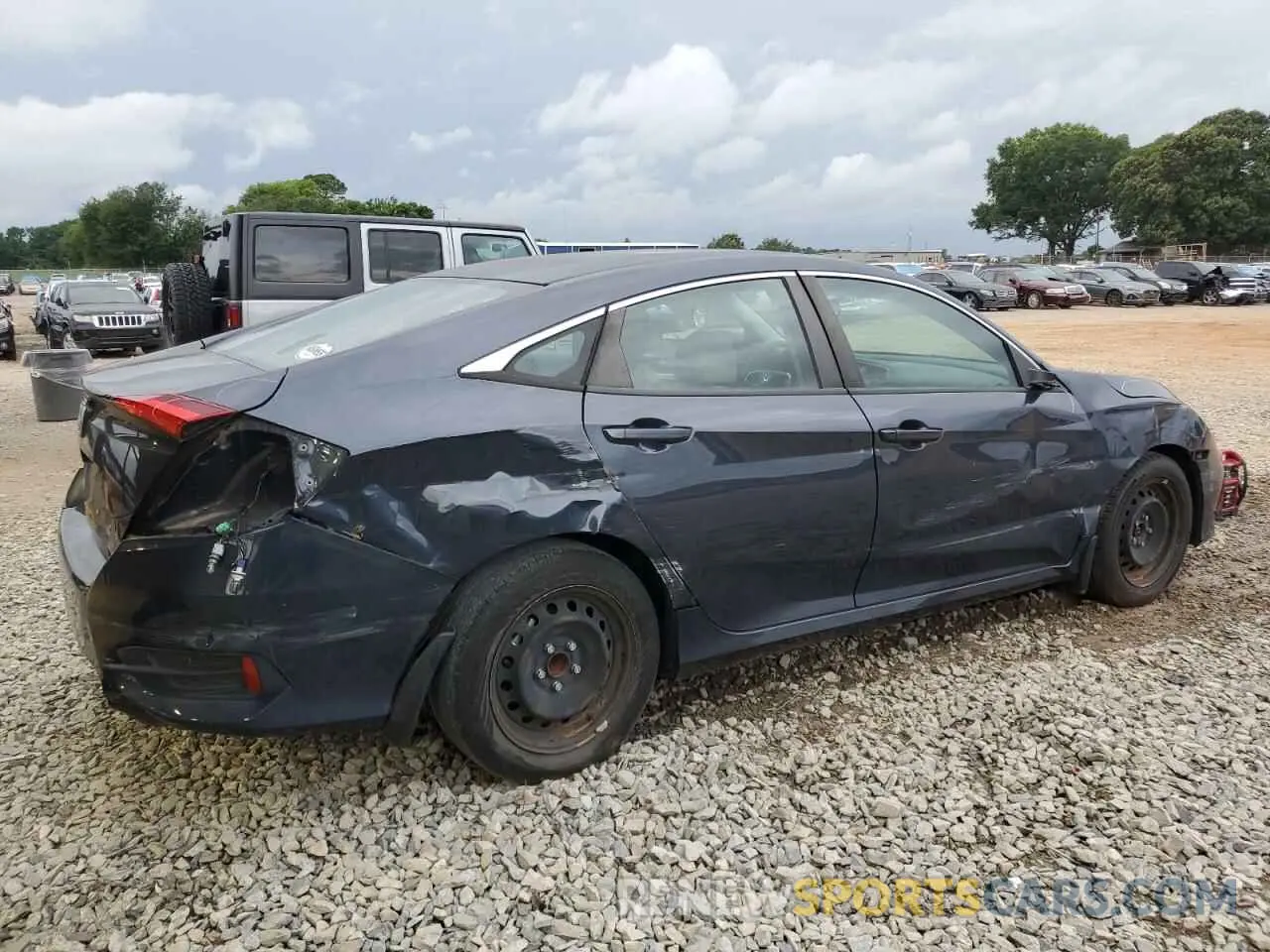 3 fotografías del automóvil dañado 2HGFC2F69MH536019 HONDA CIVIC 2021