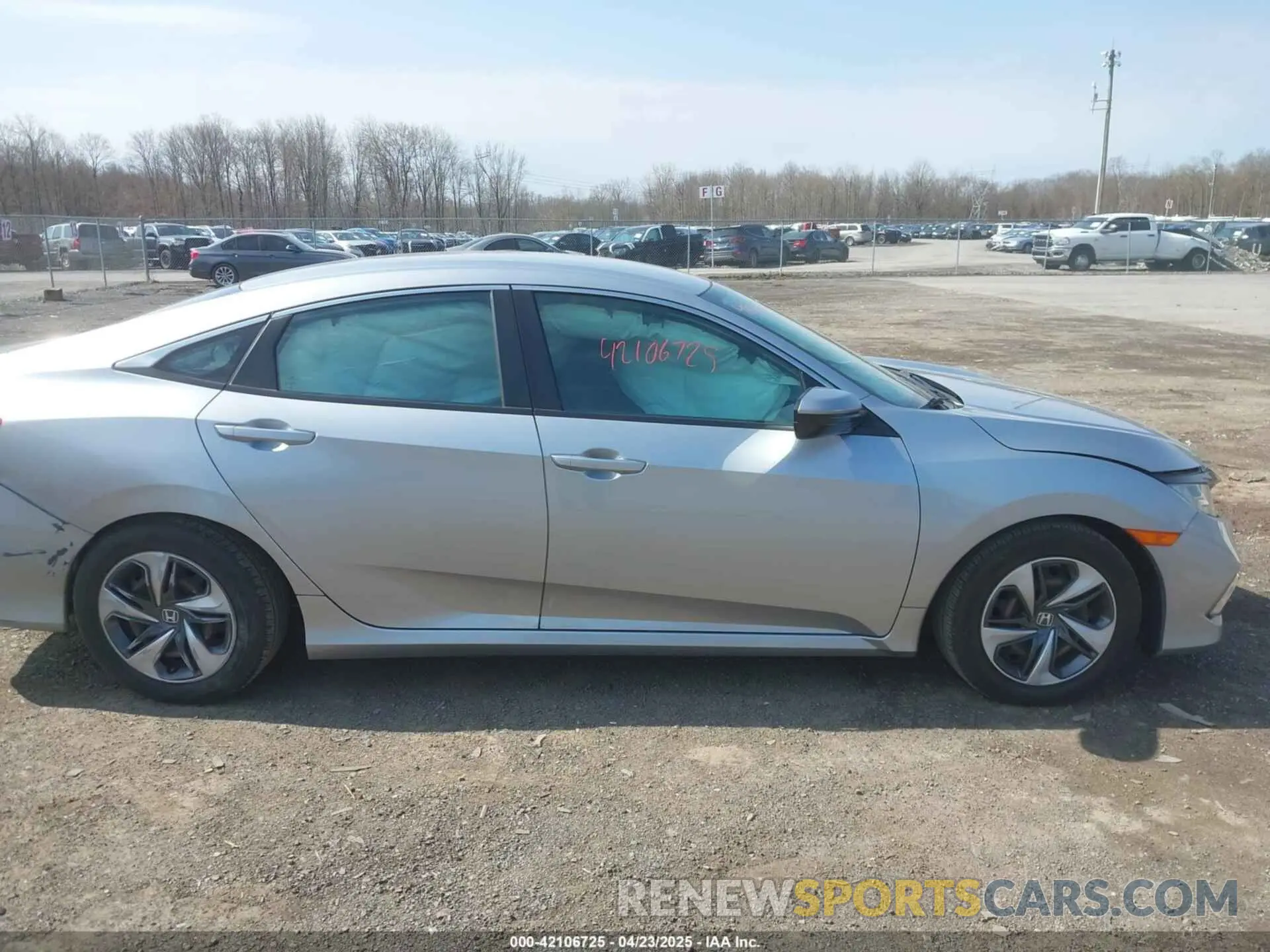 13 fotografías del automóvil dañado 2HGFC2F69MH539227 HONDA CIVIC 2021