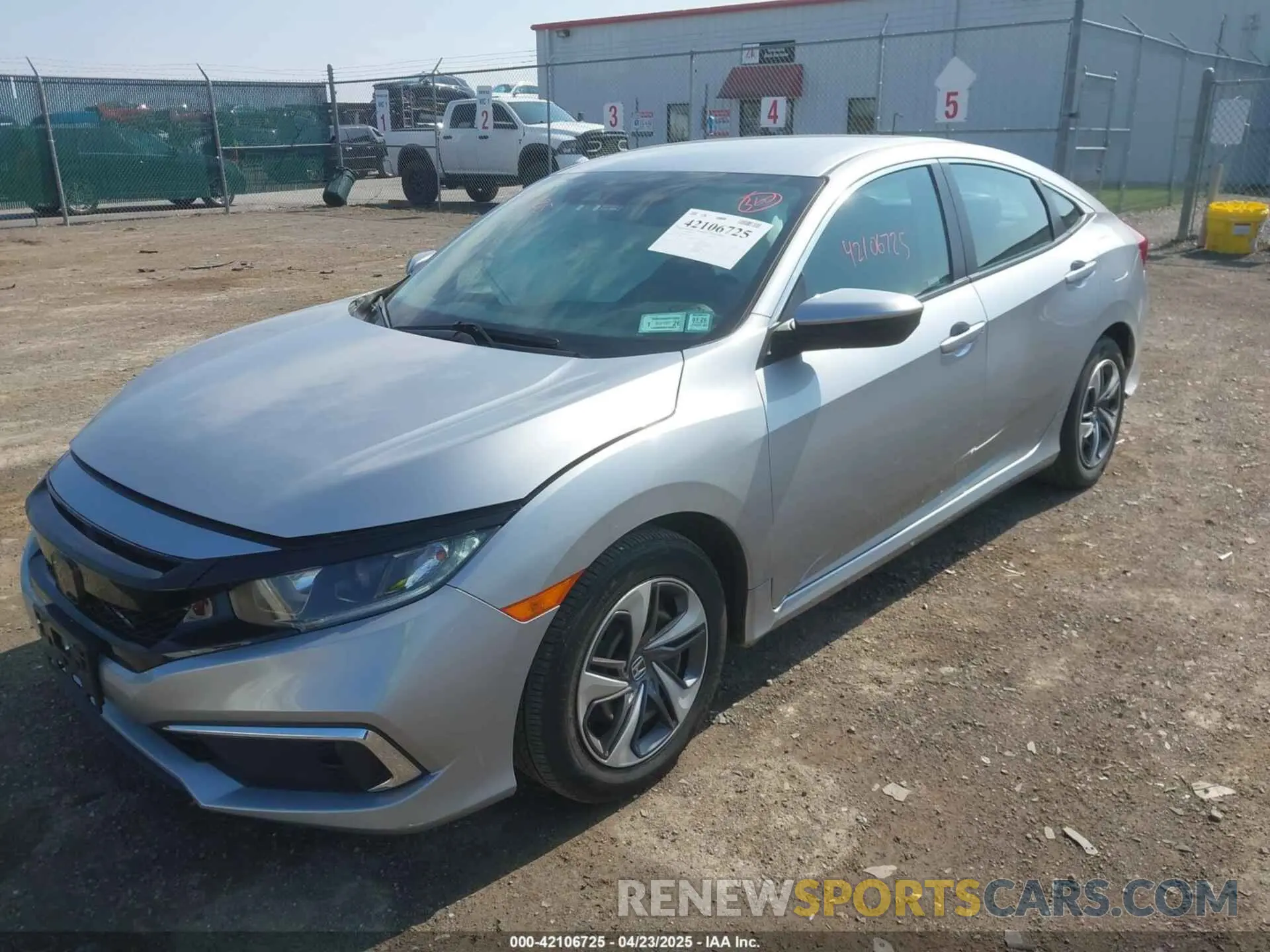 2 fotografías del automóvil dañado 2HGFC2F69MH539227 HONDA CIVIC 2021