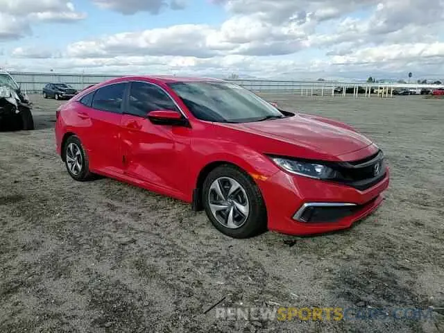 11 fotografías del automóvil dañado 2HGFC2F69MH553340 HONDA CIVIC 2021