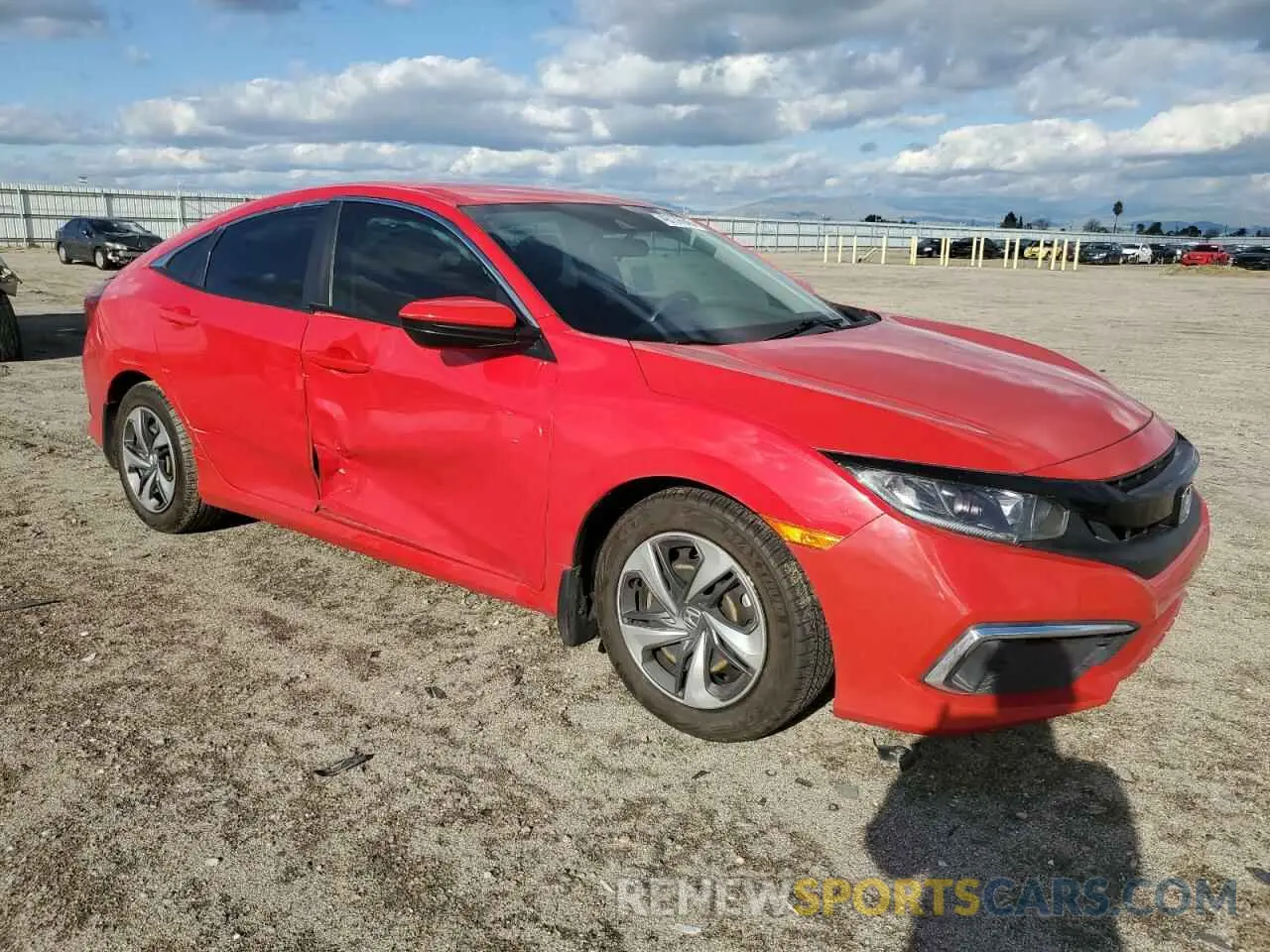 4 fotografías del automóvil dañado 2HGFC2F69MH553340 HONDA CIVIC 2021