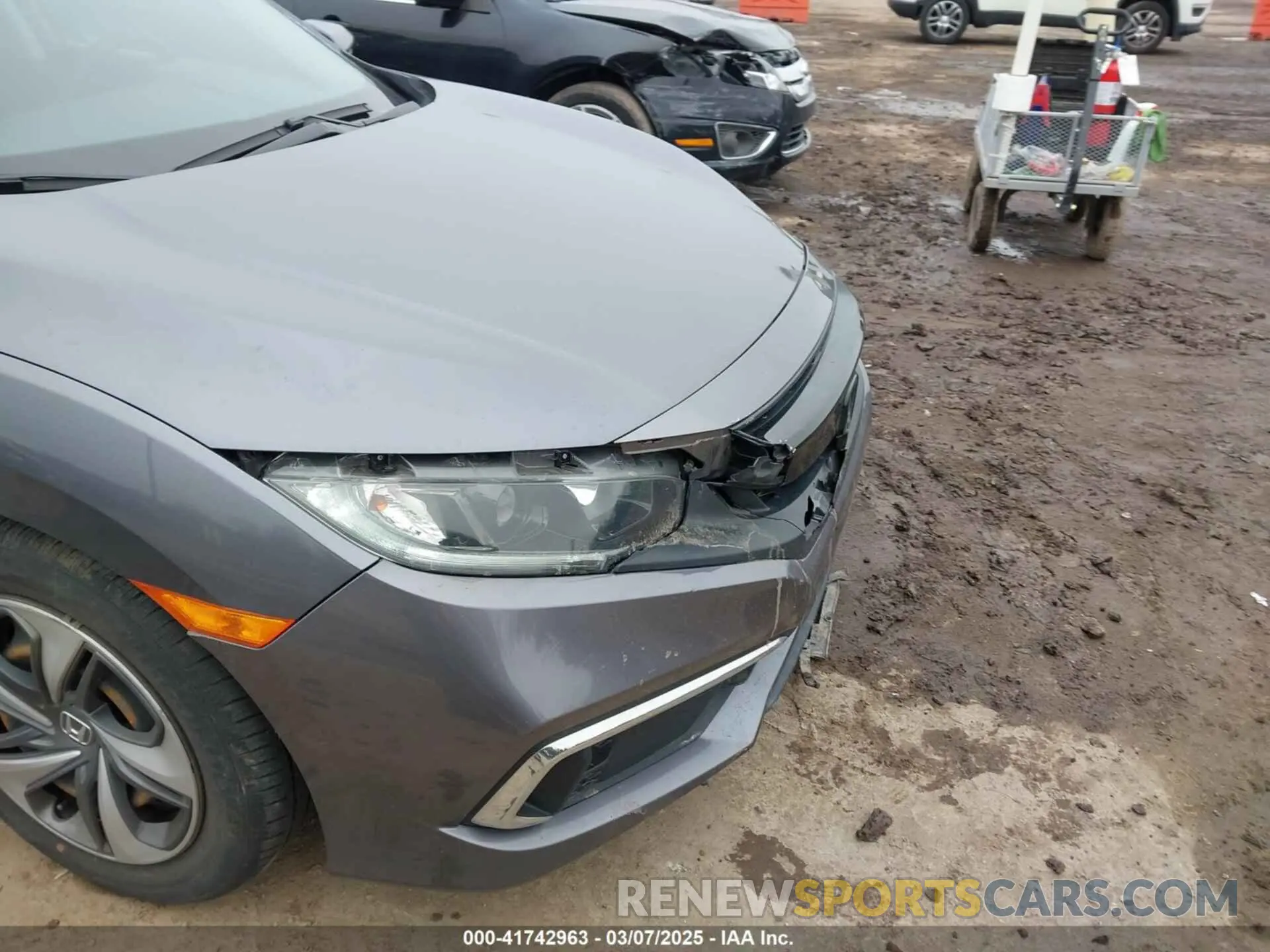 6 fotografías del automóvil dañado 2HGFC2F6XMH500937 HONDA CIVIC 2021