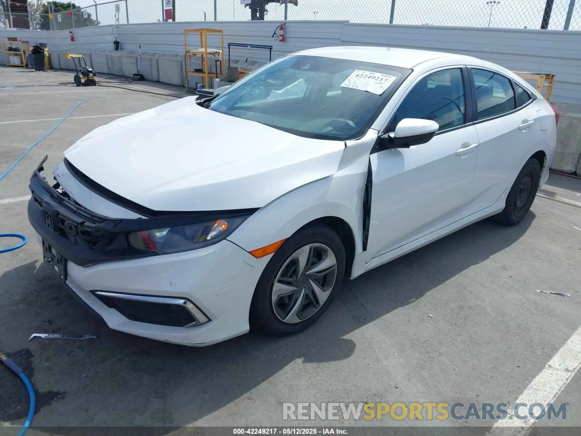 2 fotografías del automóvil dañado 2HGFC2F6XMH503885 HONDA CIVIC 2021