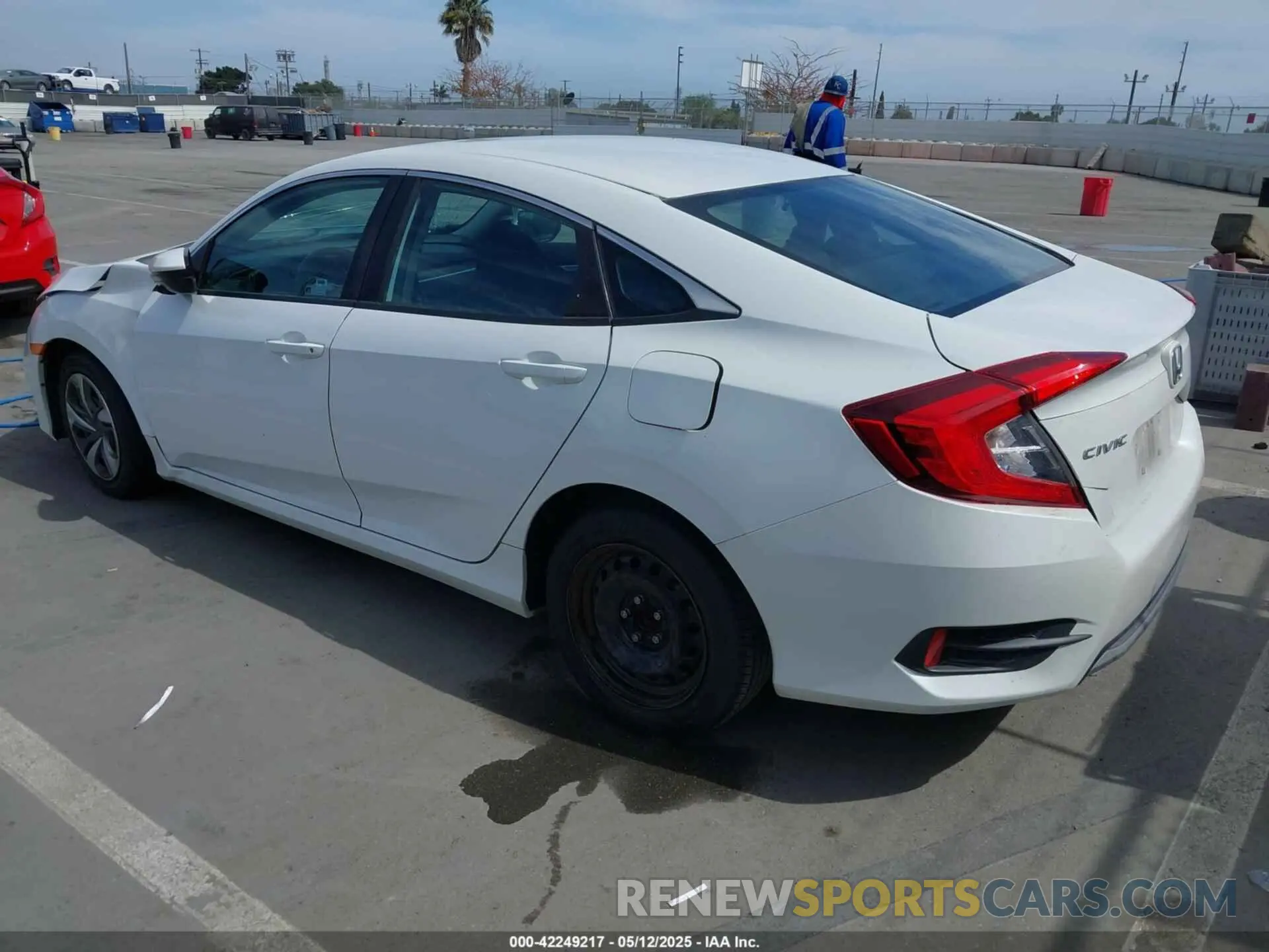 3 fotografías del automóvil dañado 2HGFC2F6XMH503885 HONDA CIVIC 2021