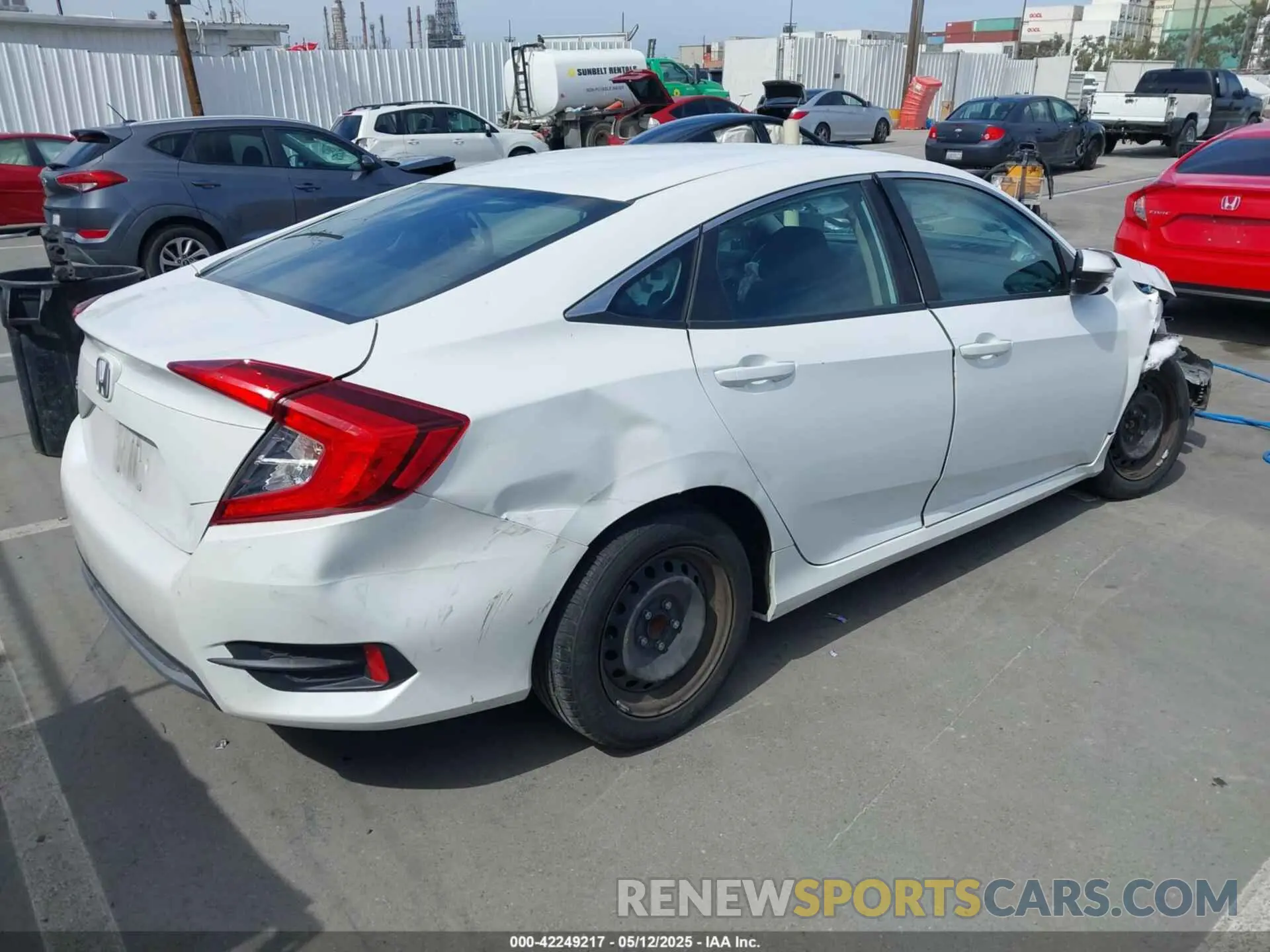 4 fotografías del automóvil dañado 2HGFC2F6XMH503885 HONDA CIVIC 2021