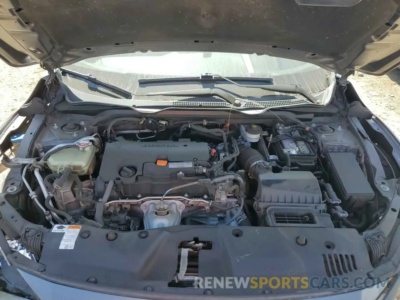 11 fotografías del automóvil dañado 2HGFC2F6XMH508083 HONDA CIVIC 2021