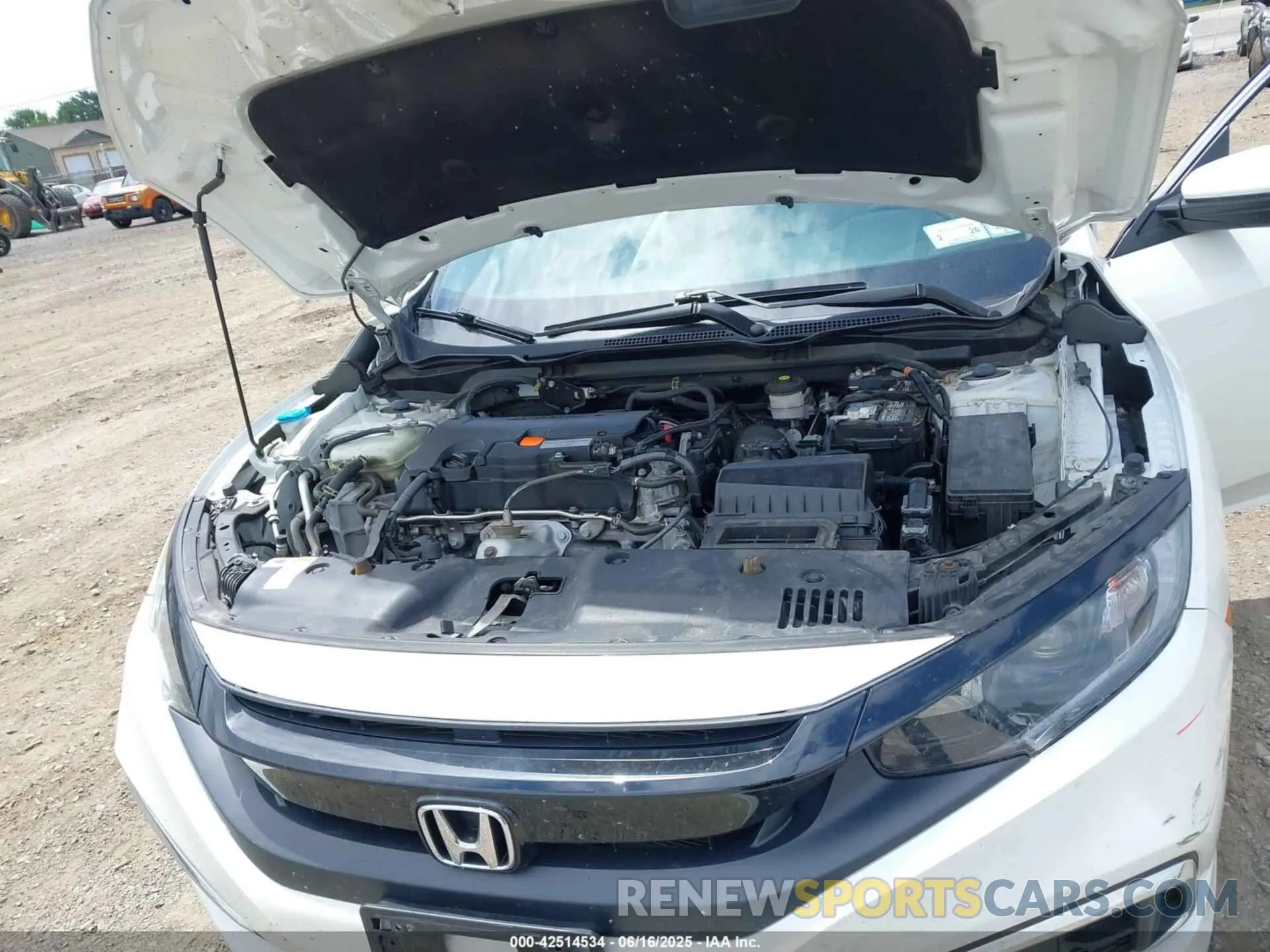 10 fotografías del automóvil dañado 2HGFC2F6XMH510416 HONDA CIVIC 2021