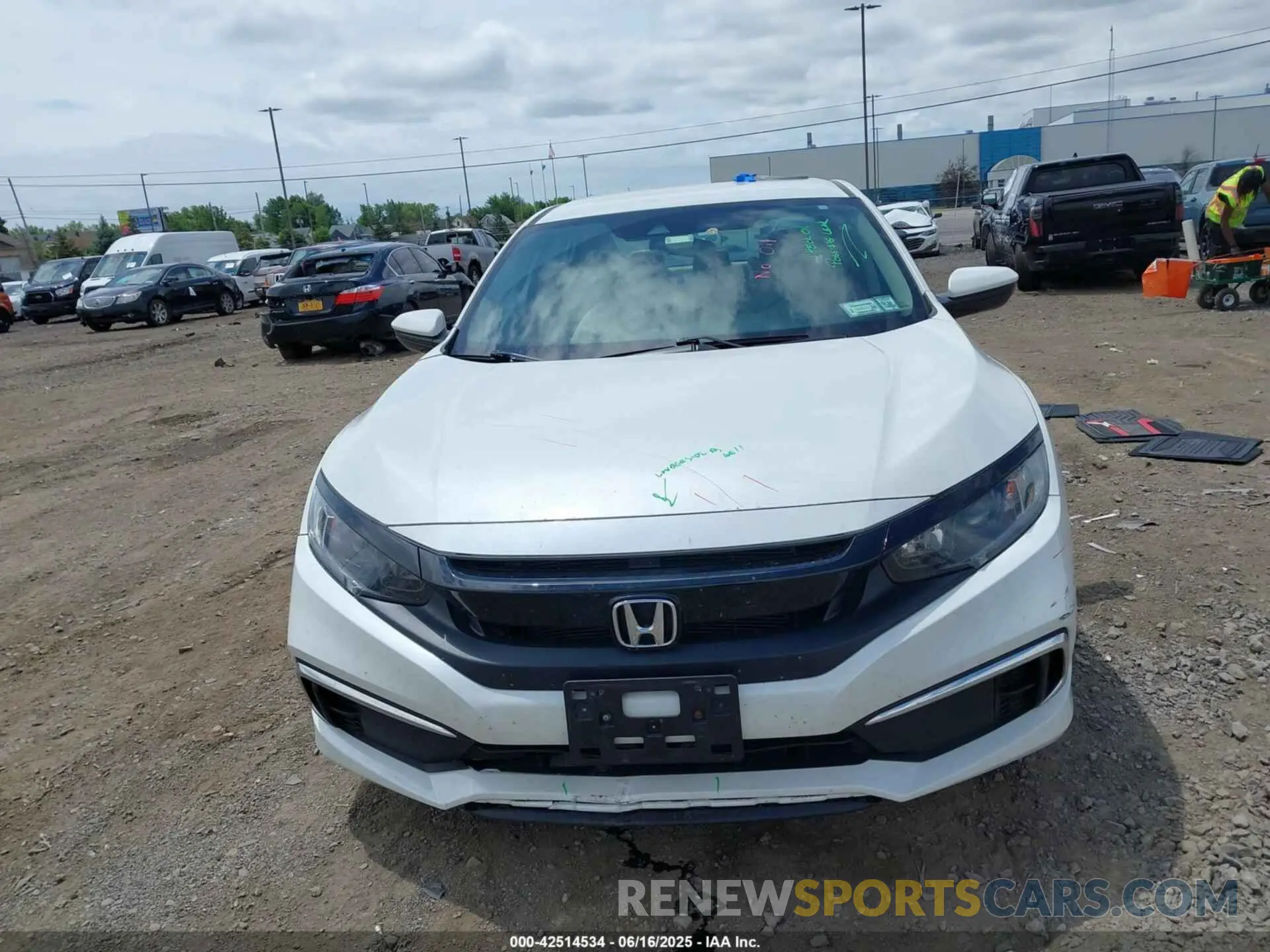 12 fotografías del automóvil dañado 2HGFC2F6XMH510416 HONDA CIVIC 2021