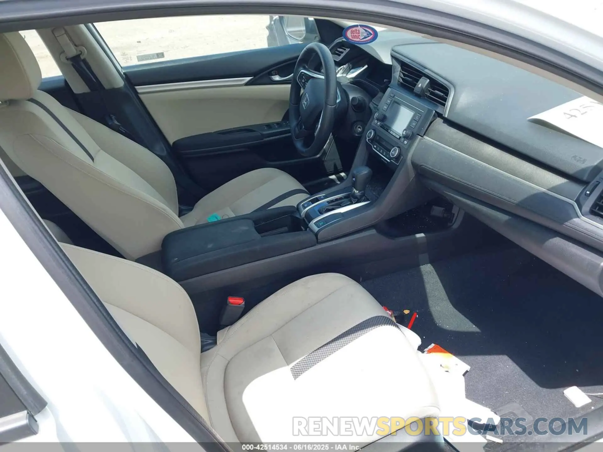 5 fotografías del automóvil dañado 2HGFC2F6XMH510416 HONDA CIVIC 2021