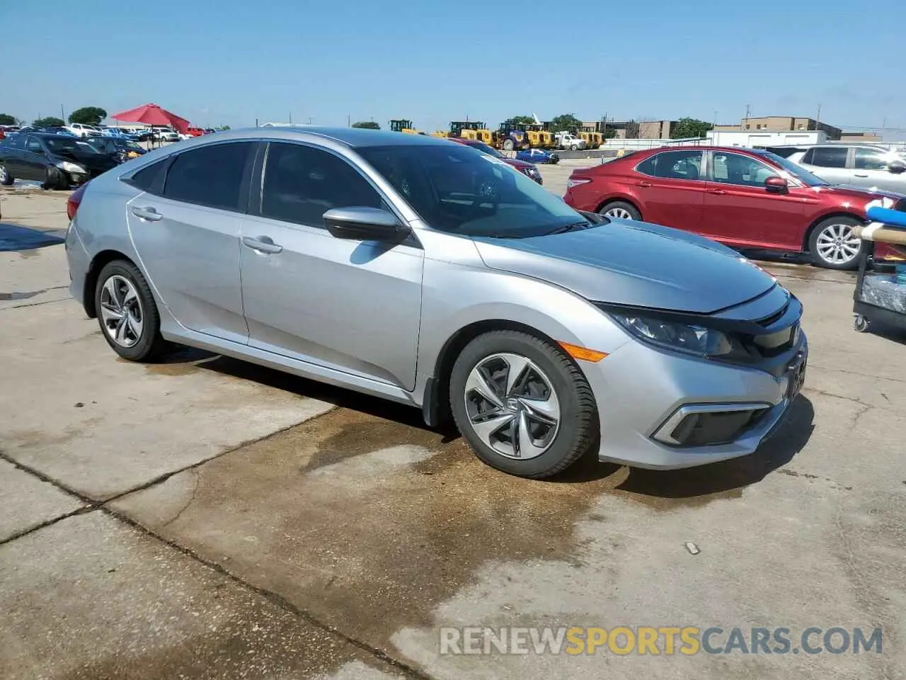 4 fotografías del automóvil dañado 2HGFC2F6XMH511534 HONDA CIVIC 2021
