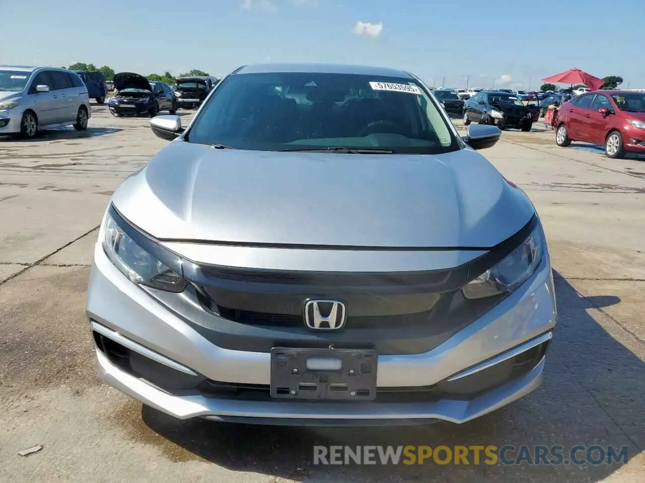 5 fotografías del automóvil dañado 2HGFC2F6XMH511534 HONDA CIVIC 2021