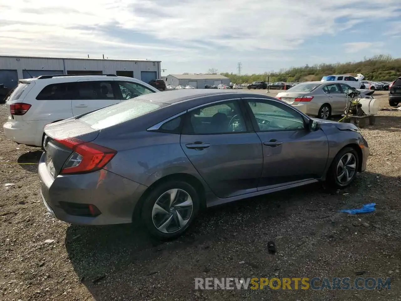 3 fotografías del automóvil dañado 2HGFC2F6XMH516992 HONDA CIVIC 2021