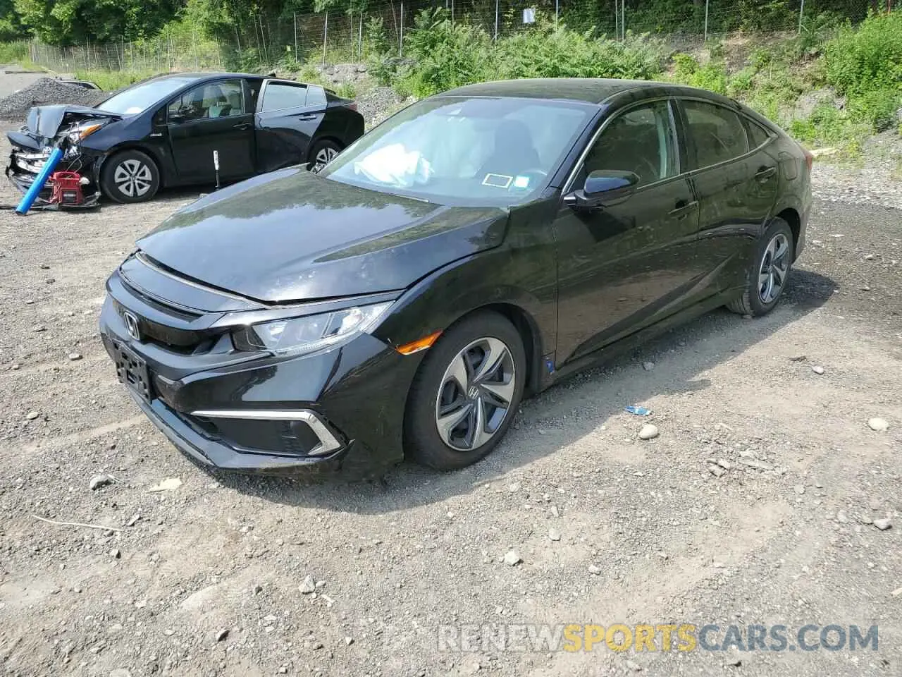 1 fotografías del automóvil dañado 2HGFC2F6XMH527376 HONDA CIVIC 2021