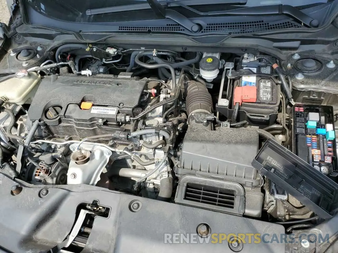 12 fotografías del automóvil dañado 2HGFC2F6XMH527376 HONDA CIVIC 2021