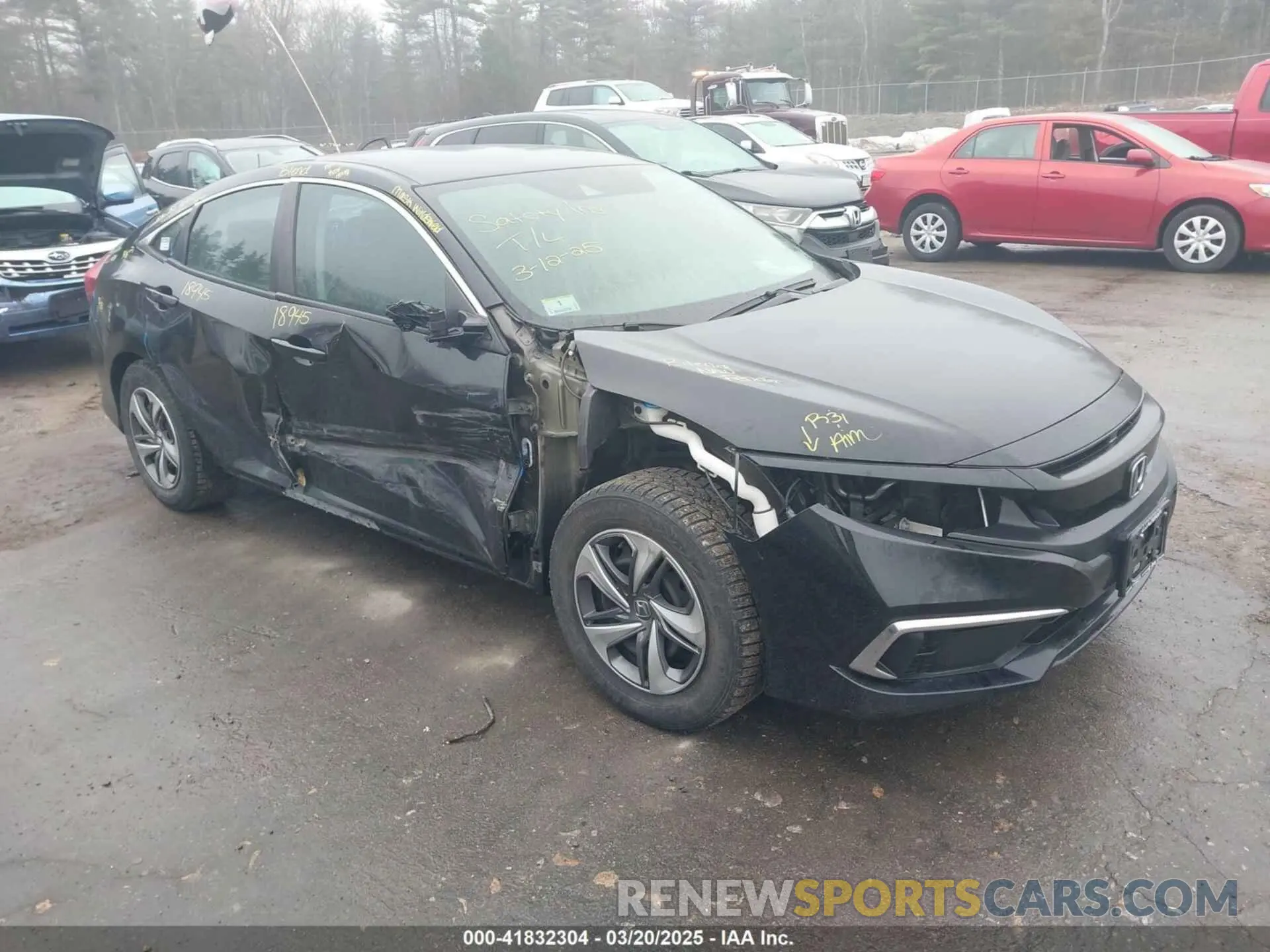 1 fotografías del automóvil dañado 2HGFC2F6XMH528558 HONDA CIVIC 2021