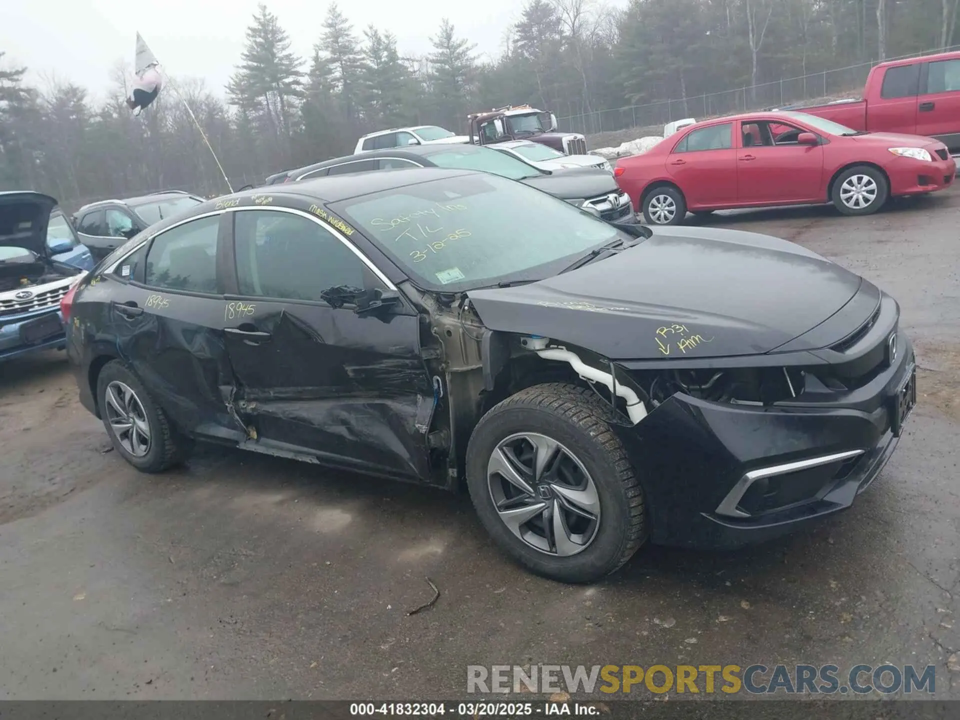 14 fotografías del automóvil dañado 2HGFC2F6XMH528558 HONDA CIVIC 2021