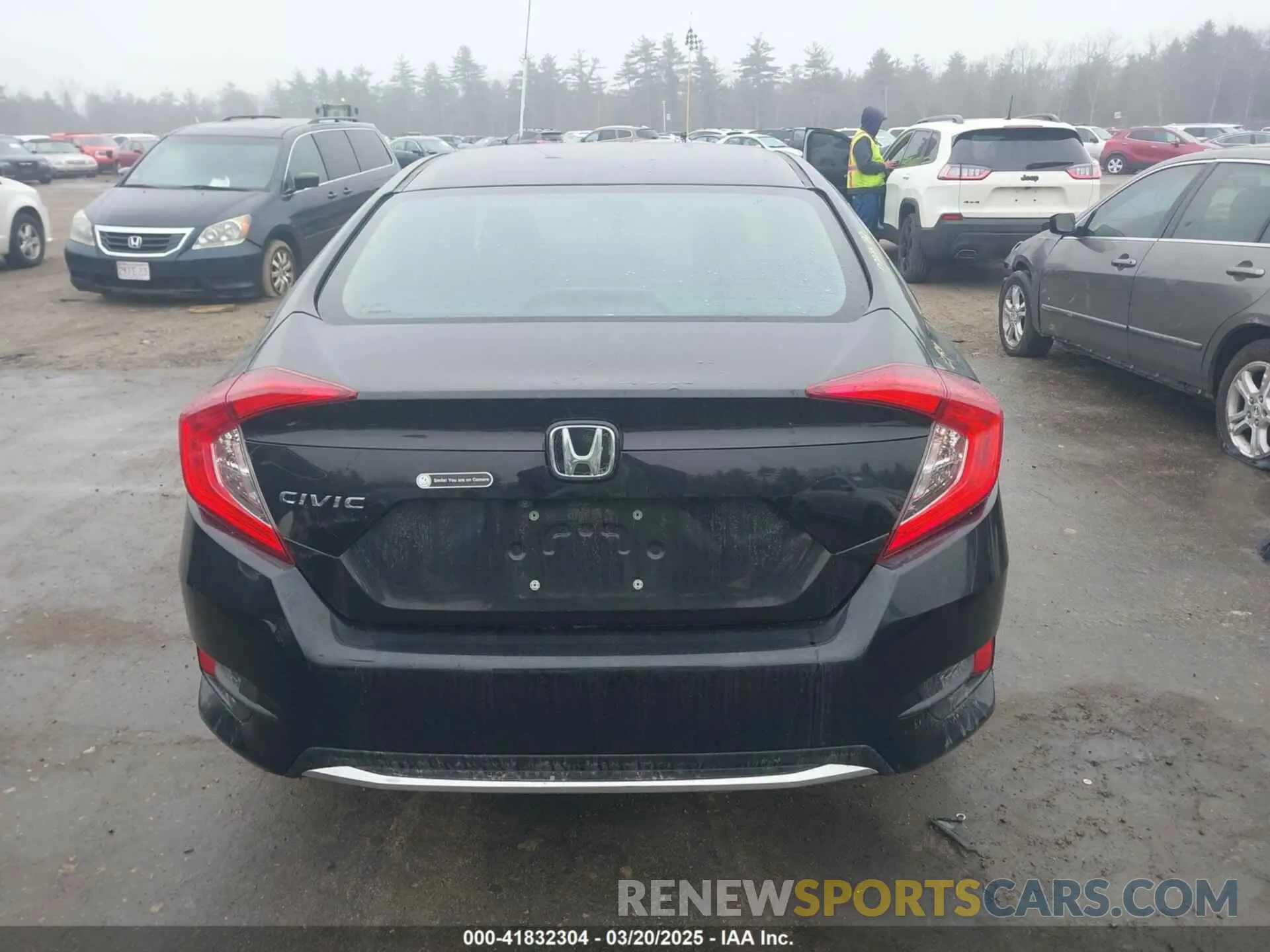 17 fotografías del automóvil dañado 2HGFC2F6XMH528558 HONDA CIVIC 2021