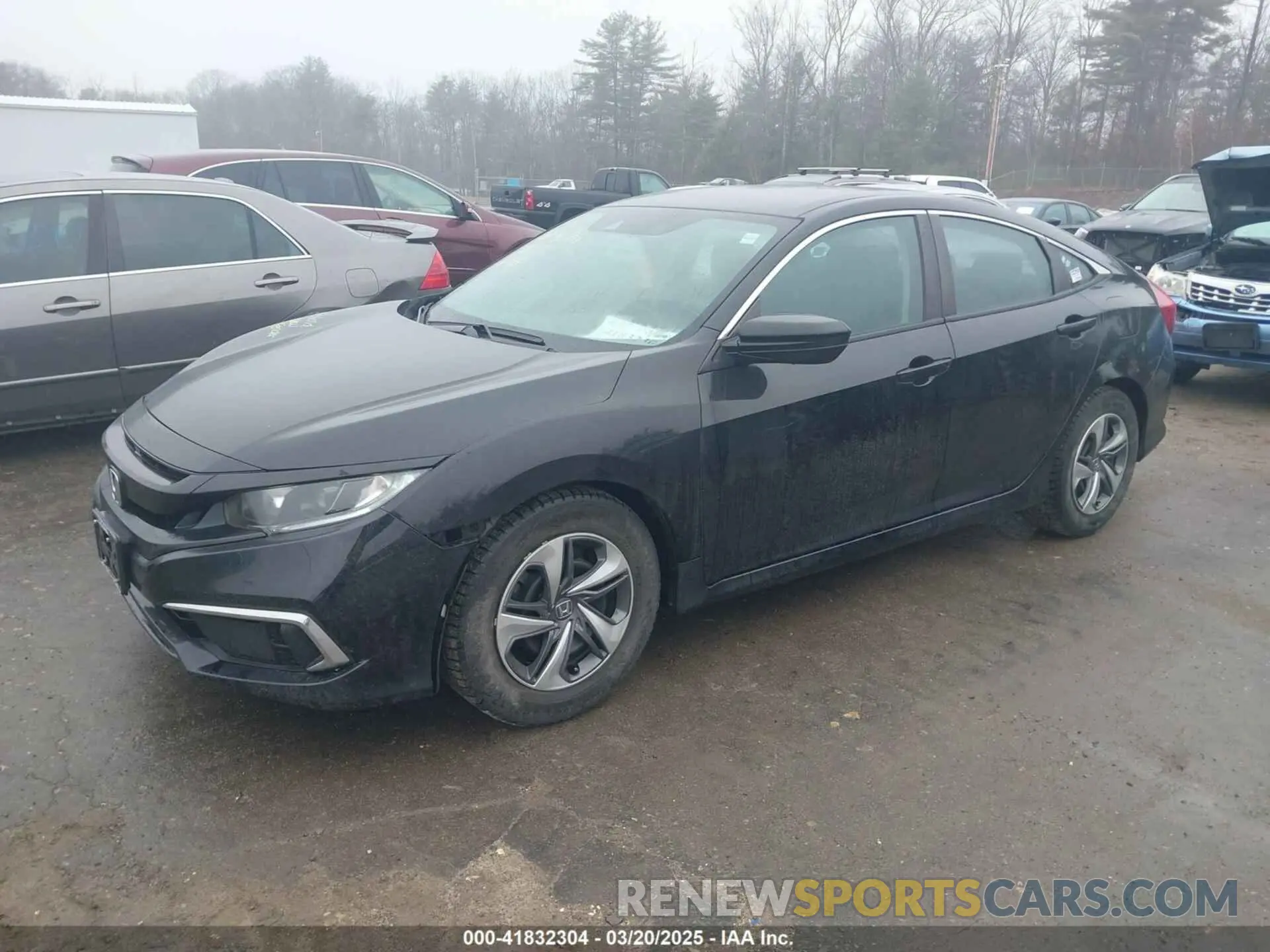 2 fotografías del automóvil dañado 2HGFC2F6XMH528558 HONDA CIVIC 2021