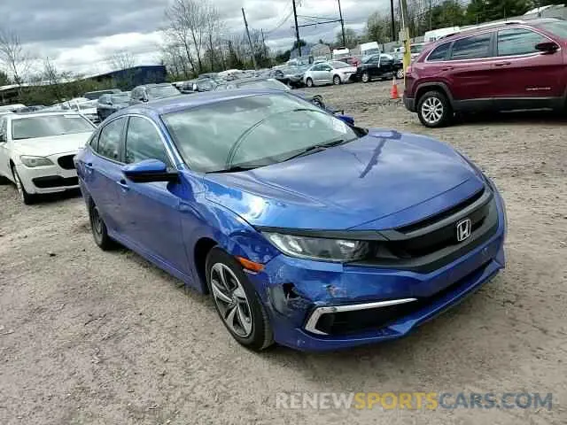 10 fotografías del automóvil dañado 2HGFC2F6XMH529029 HONDA CIVIC 2021