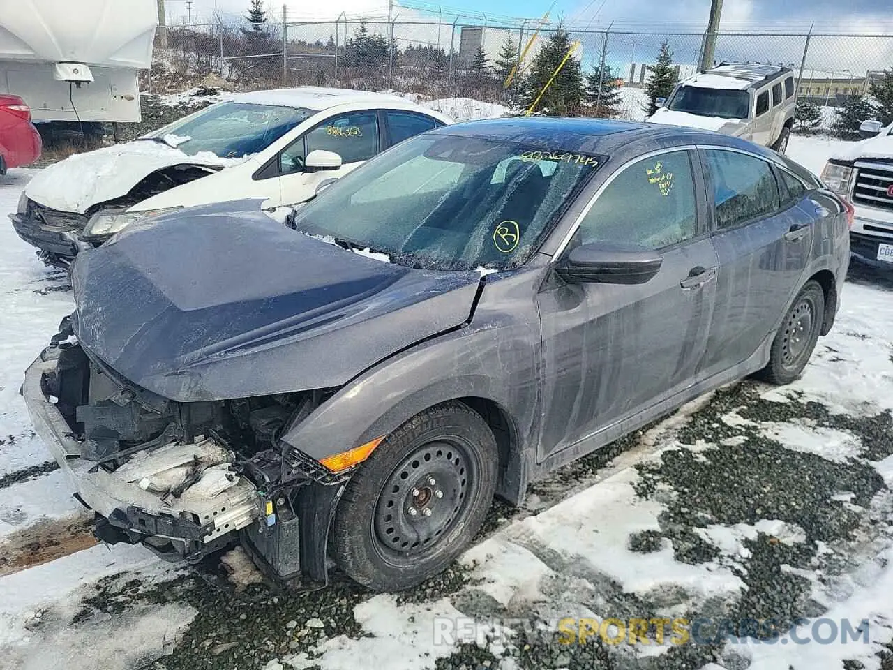 1 fotografías del automóvil dañado 2HGFC2F73MH011403 HONDA CIVIC 2021