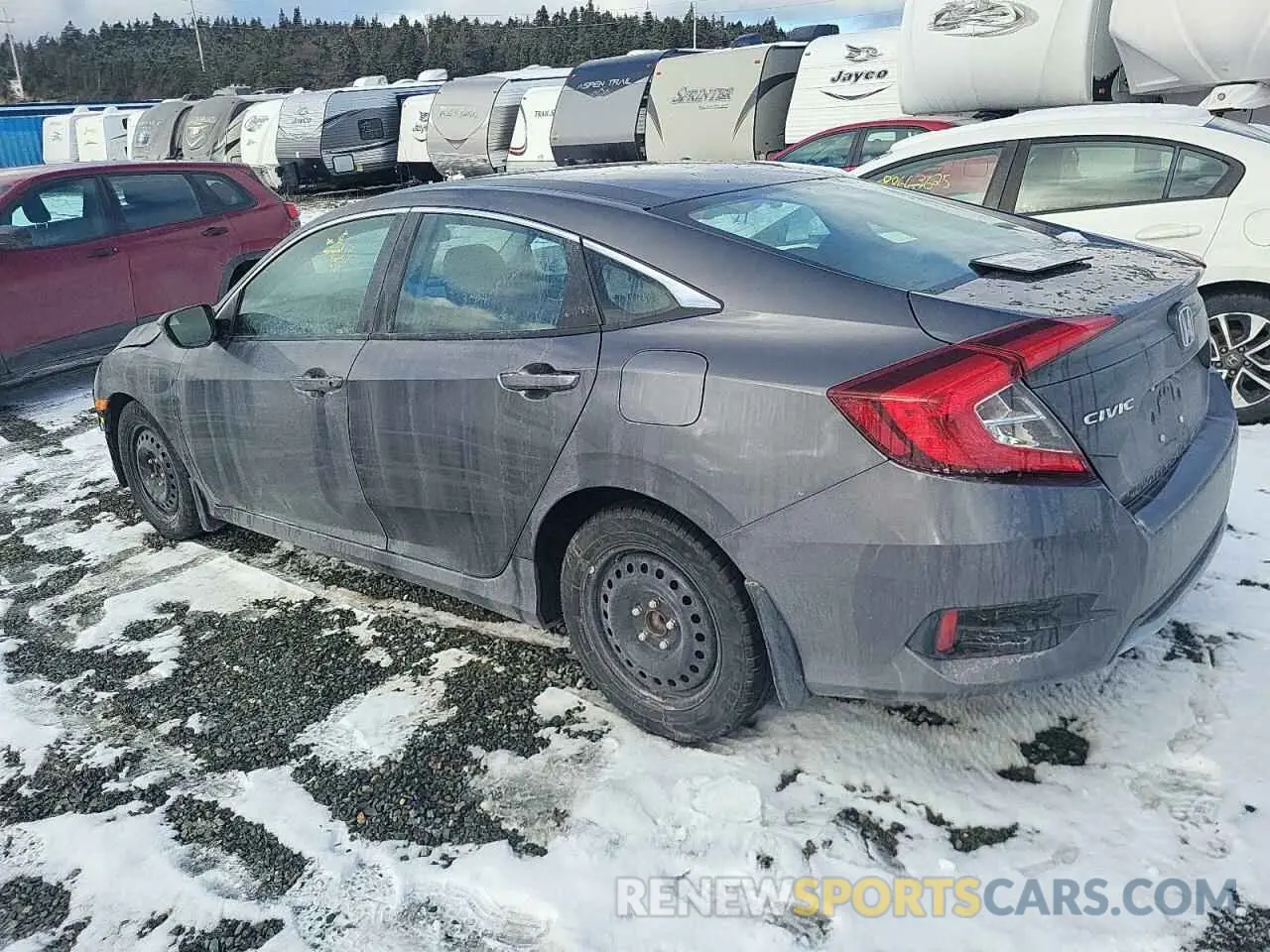 2 fotografías del automóvil dañado 2HGFC2F73MH011403 HONDA CIVIC 2021
