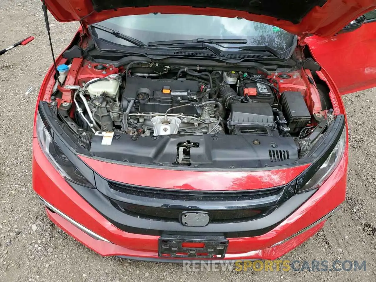 11 fotografías del automóvil dañado 2HGFC2F75MH002251 HONDA CIVIC 2021