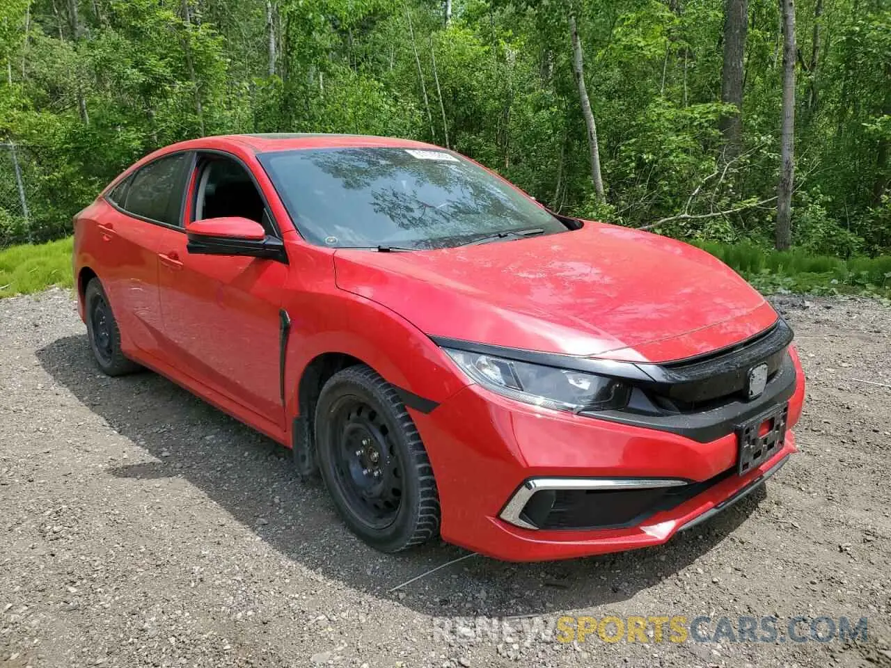 4 fotografías del automóvil dañado 2HGFC2F75MH002251 HONDA CIVIC 2021