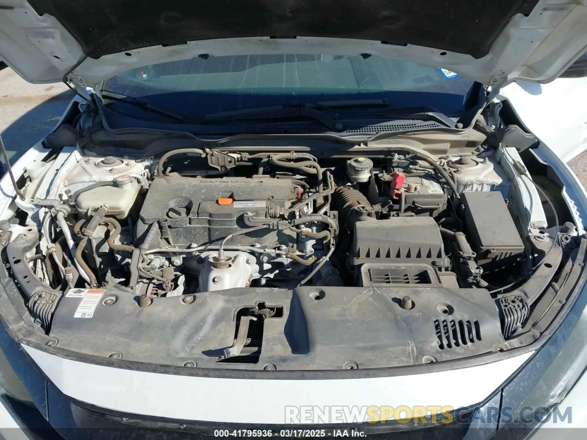 10 fotografías del automóvil dañado 2HGFC2F80MH504447 HONDA CIVIC 2021