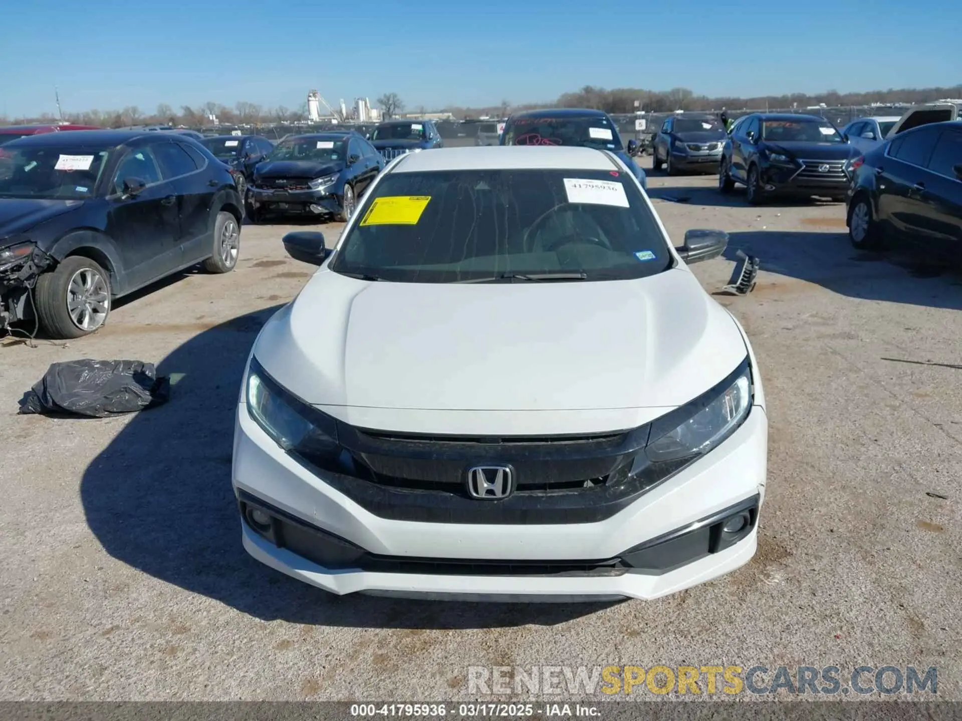 12 fotografías del automóvil dañado 2HGFC2F80MH504447 HONDA CIVIC 2021