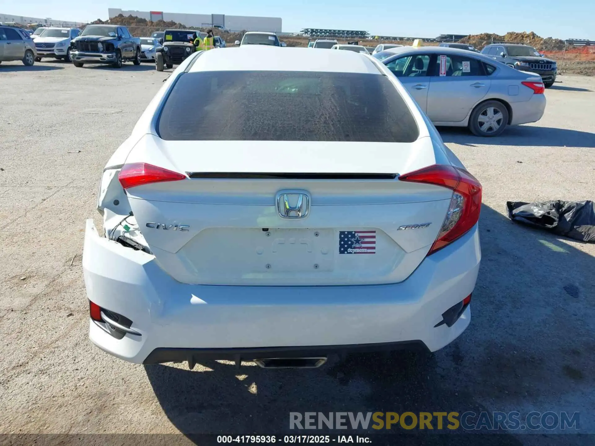 16 fotografías del automóvil dañado 2HGFC2F80MH504447 HONDA CIVIC 2021