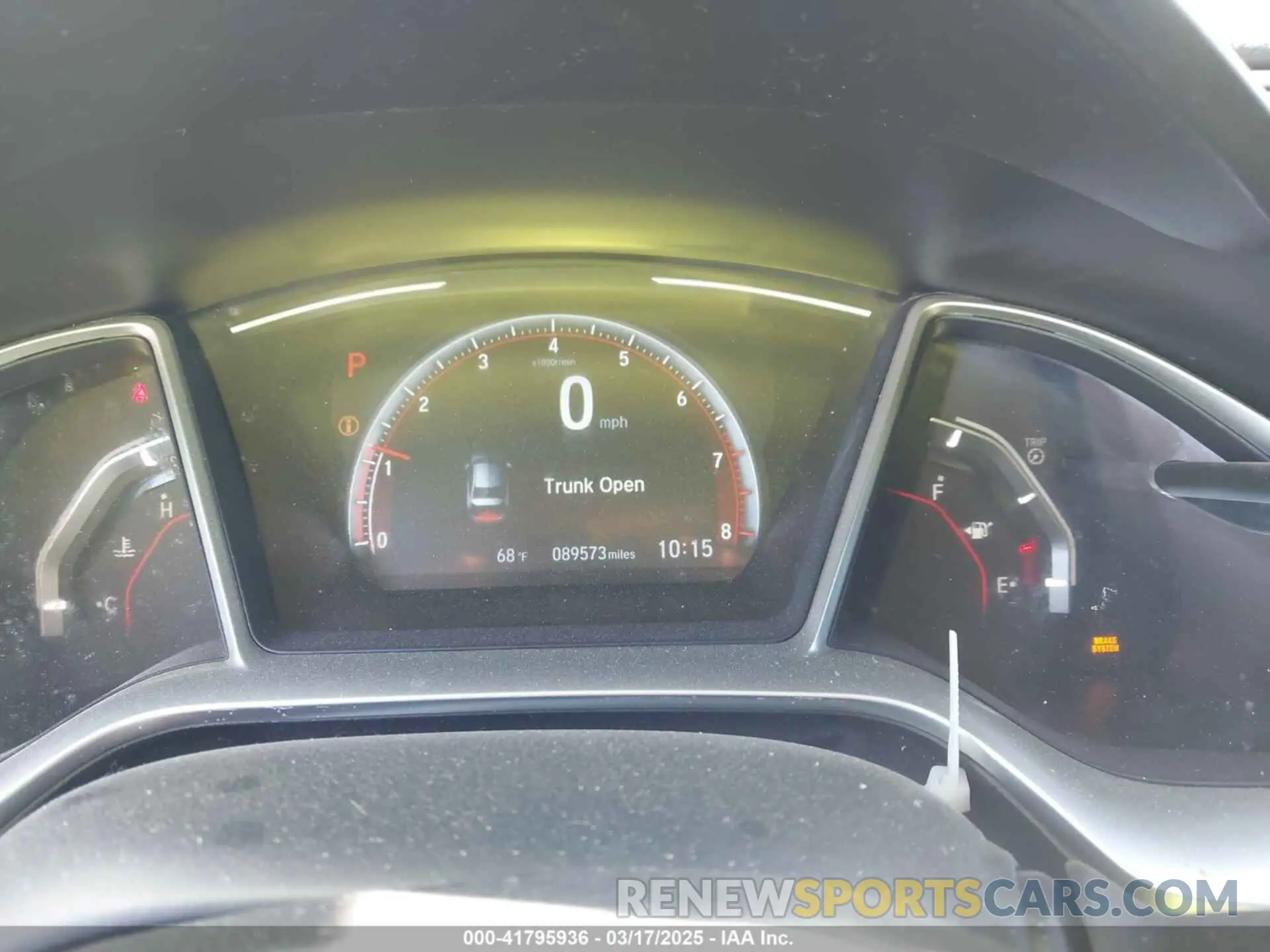 7 fotografías del automóvil dañado 2HGFC2F80MH504447 HONDA CIVIC 2021