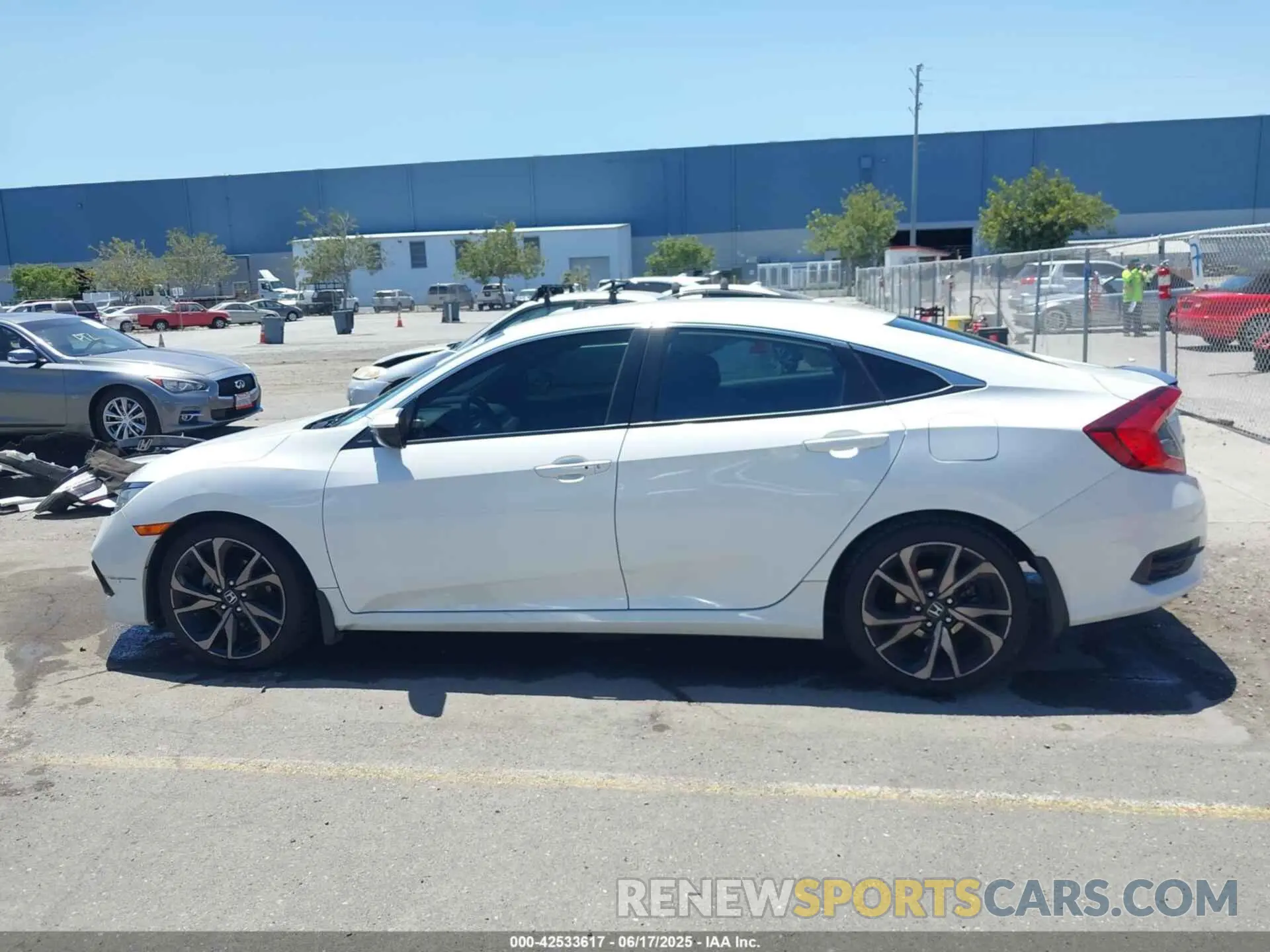 14 fotografías del automóvil dañado 2HGFC2F80MH504657 HONDA CIVIC 2021