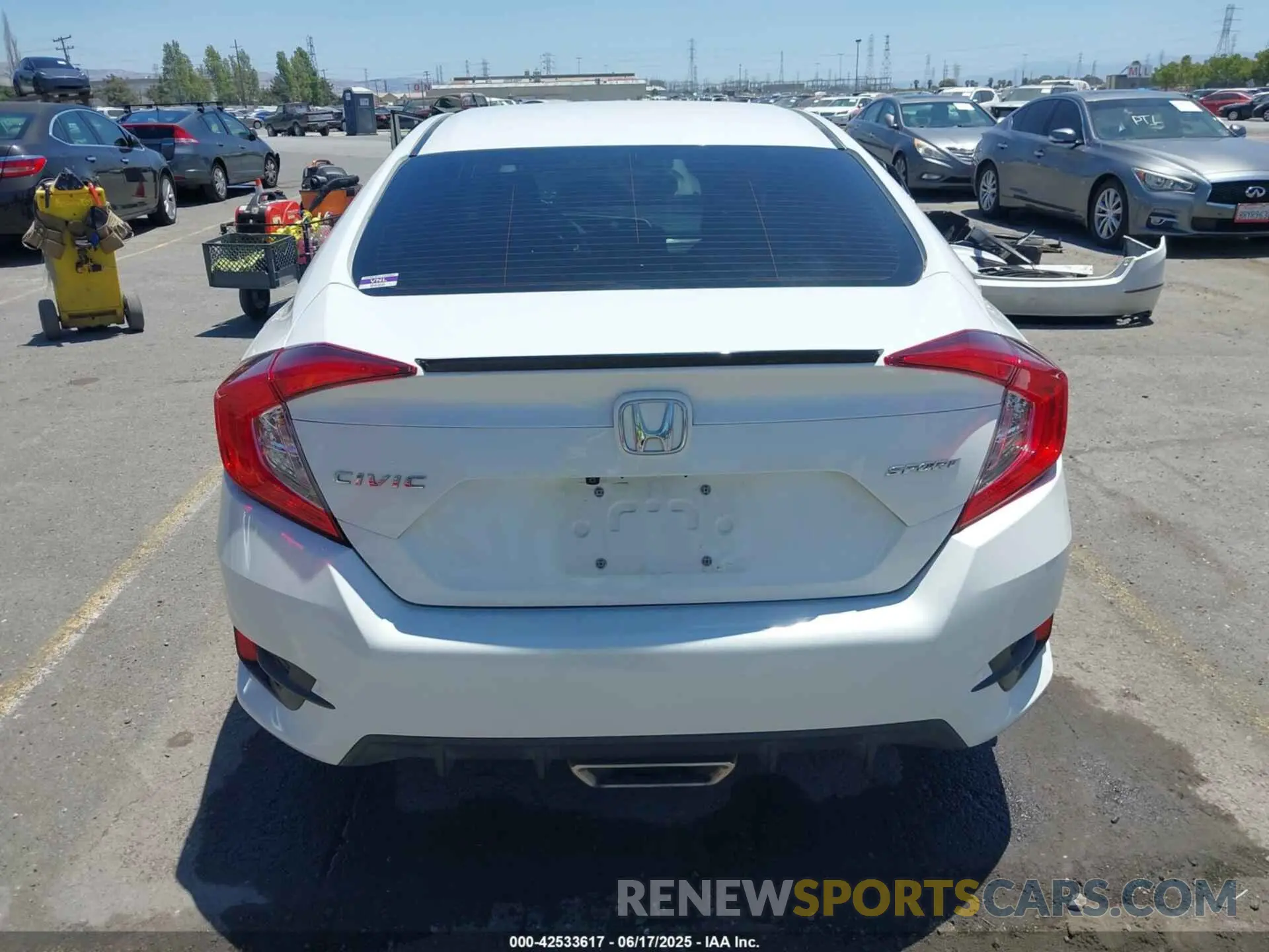 16 fotografías del automóvil dañado 2HGFC2F80MH504657 HONDA CIVIC 2021